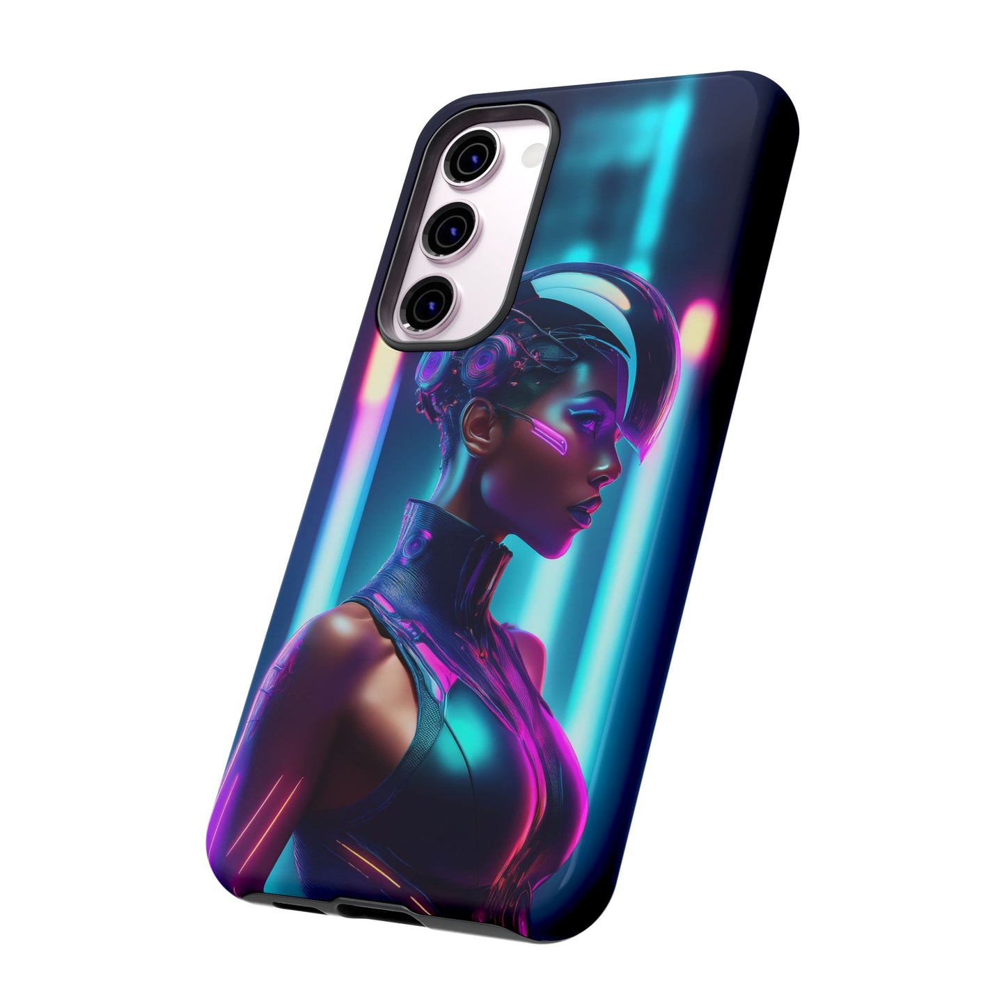 Futuristic Cyberpunk Female Cell Phone Case 021