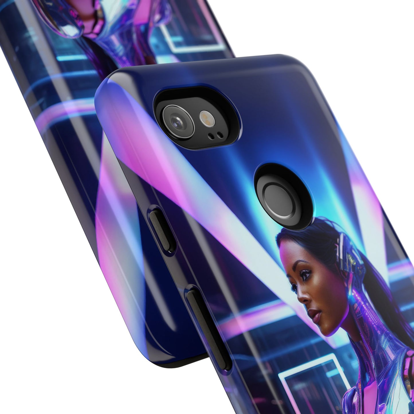 Futuristic Human Android Hybrid Cell Phone Case 017