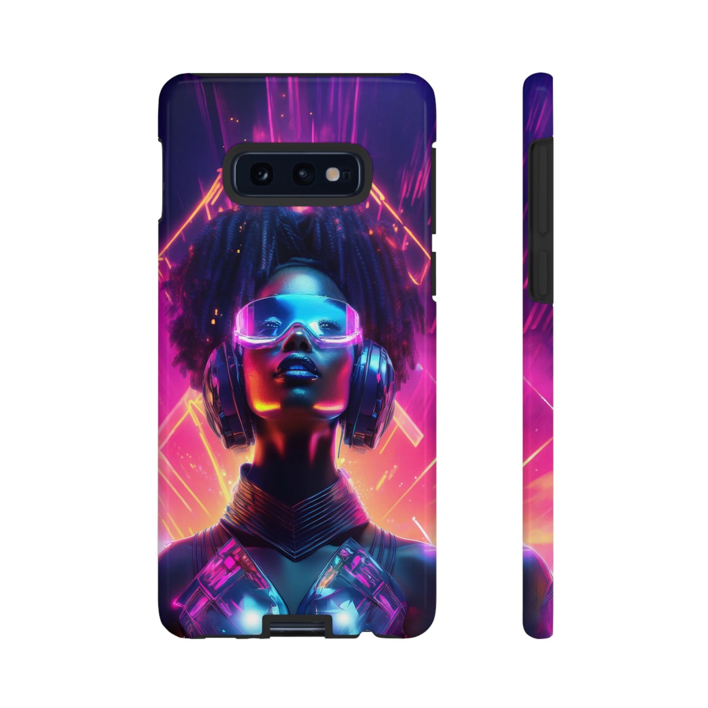 Futuristic Cyberpunk Female Cell Phone Case 030