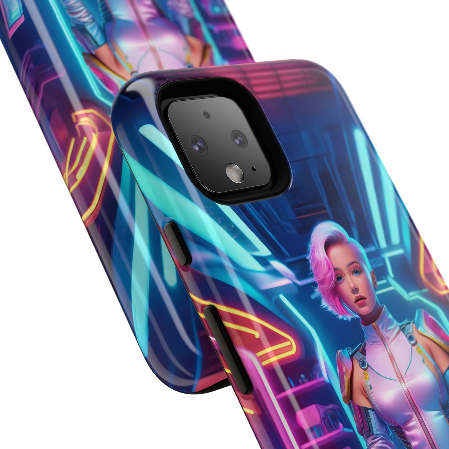 Futuristic Cyberpunk Female Cell Phone Case 002