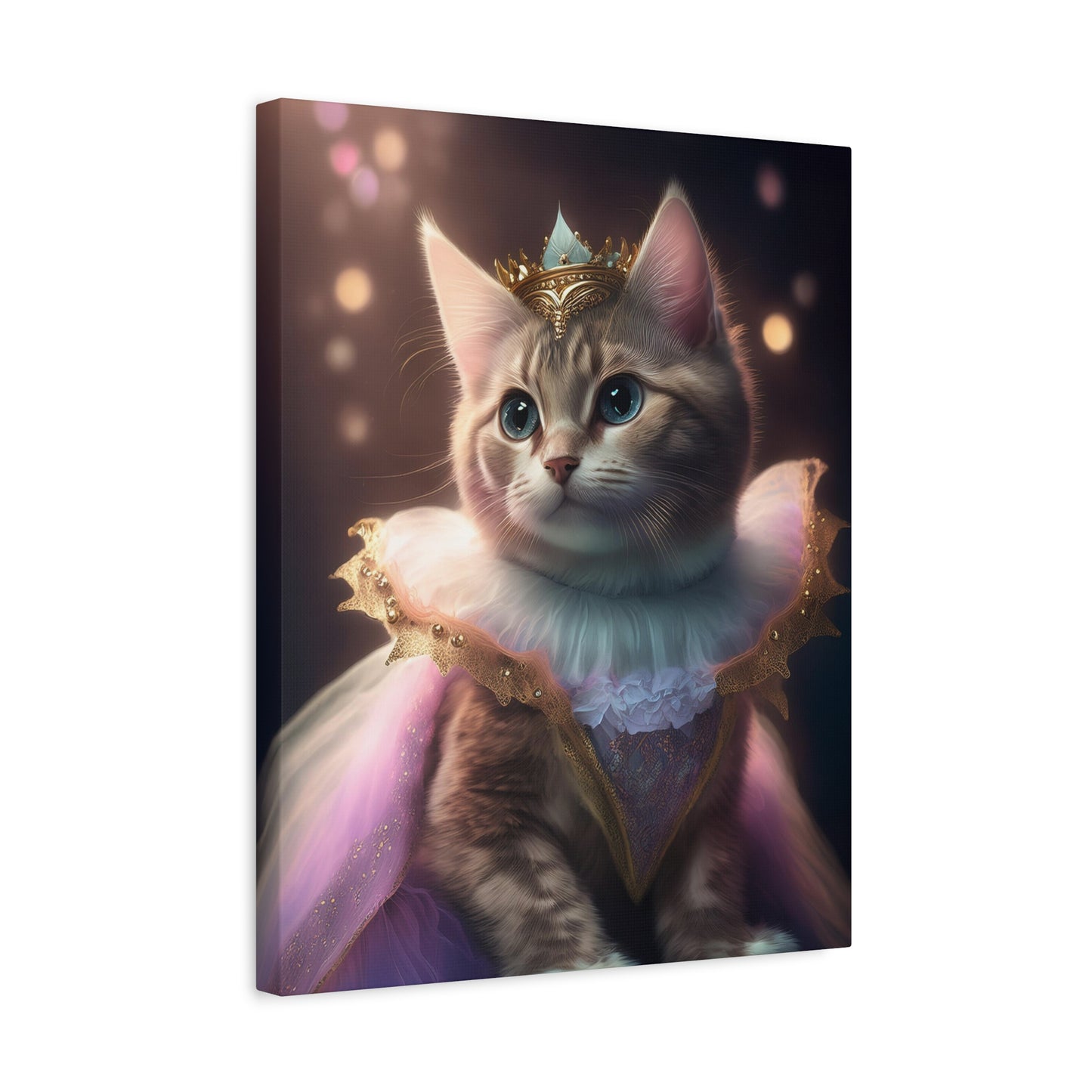 Meowgical Fairy Purrincess Canvas Art | Stretched Matte Wall Decor 002