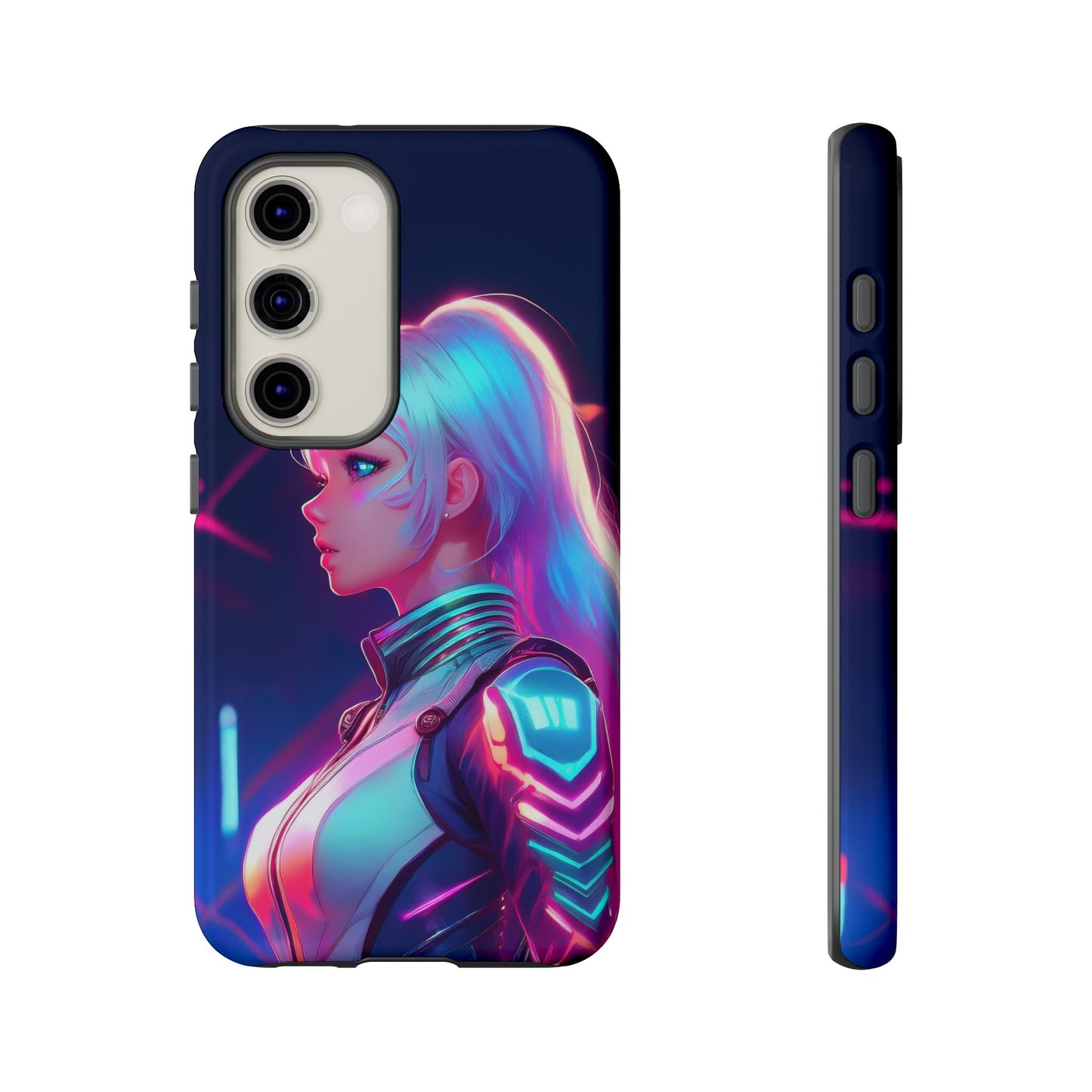 Futuristic Cyberpunk Female Cell Phone Case 009