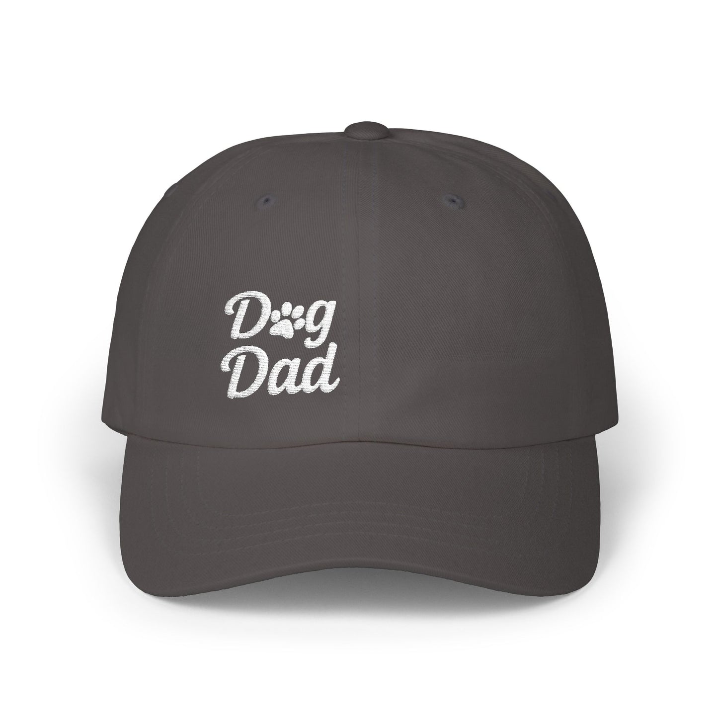 Dog Dad Classic Dad Hat – Embroidered Minimalist Dog Face Hat for Proud Pet Dads and Canine Companions