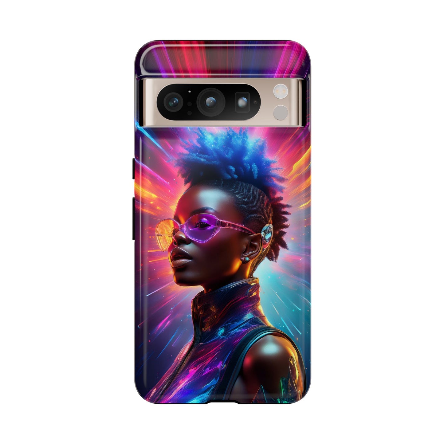 Futuristic Cyberpunk Female Cell Phone Case 026