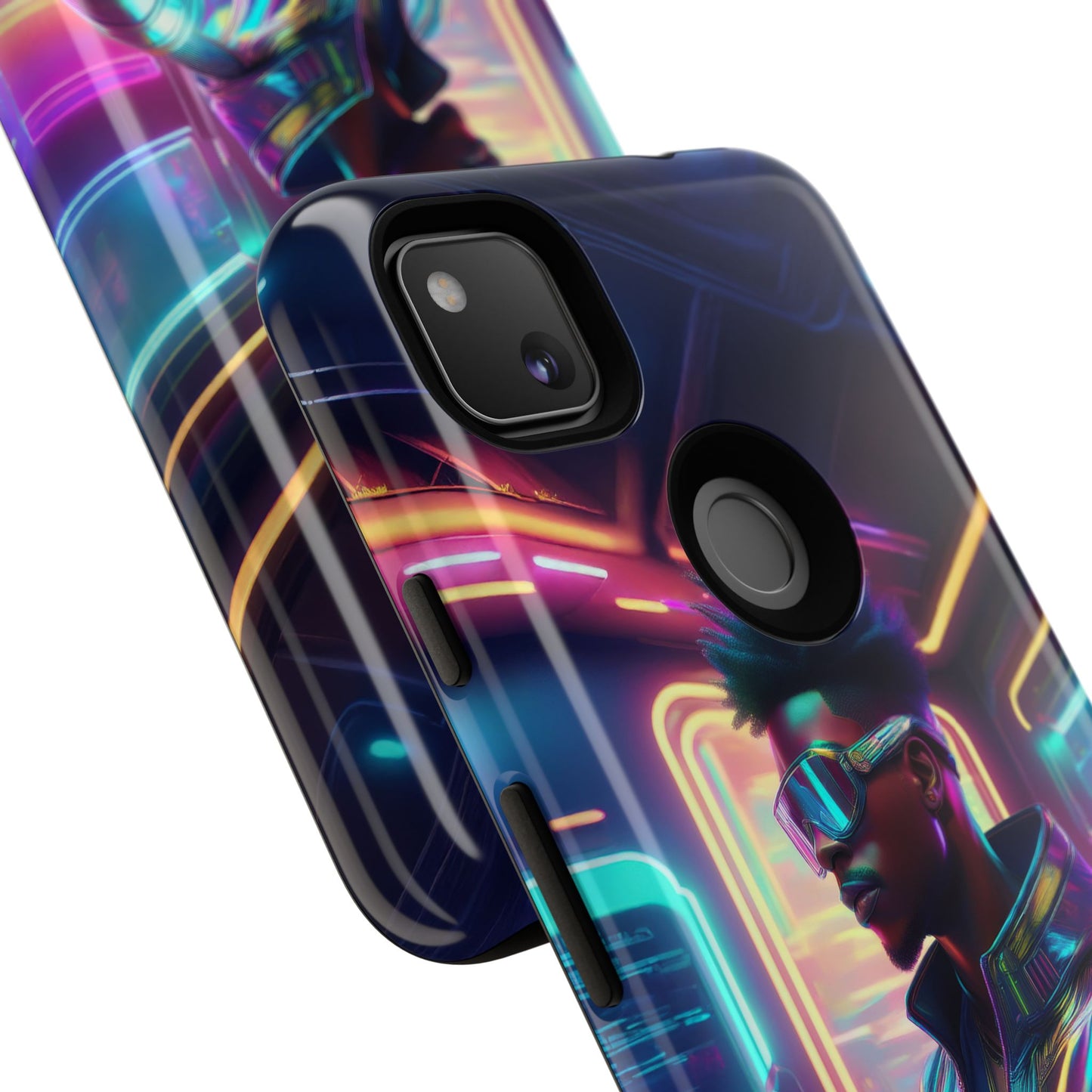 Futuristic Cyberpunk Male Cell Phone Case 004