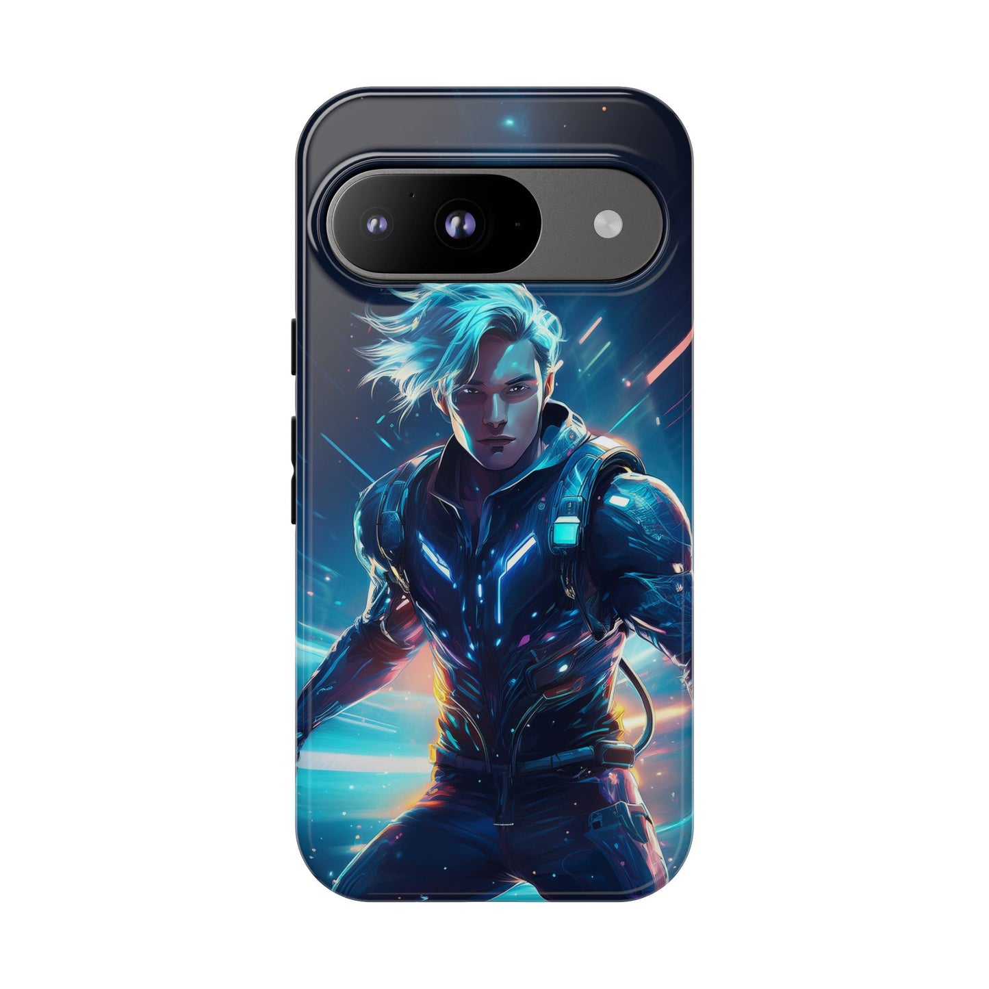 Futuristic Cyberpunk Male Cell Phone Case 024