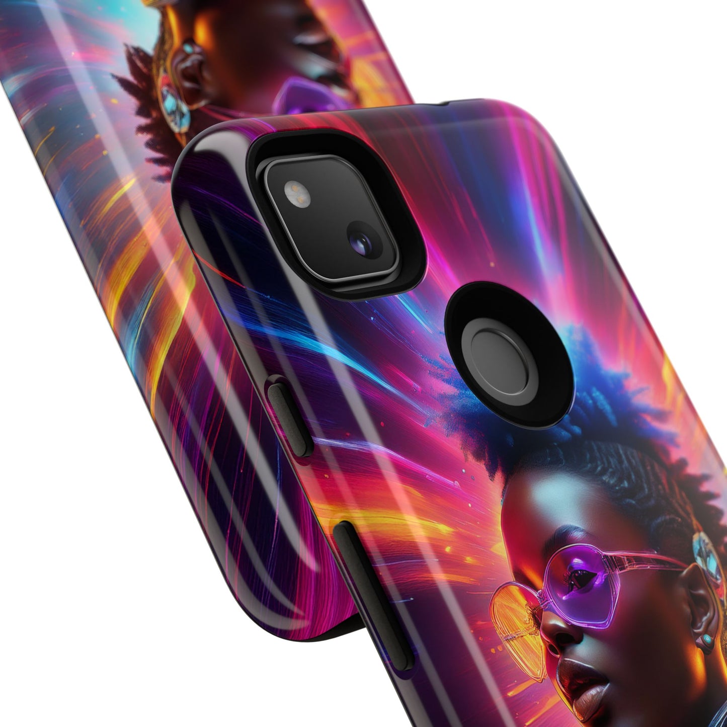 Futuristic Cyberpunk Female Cell Phone Case 026