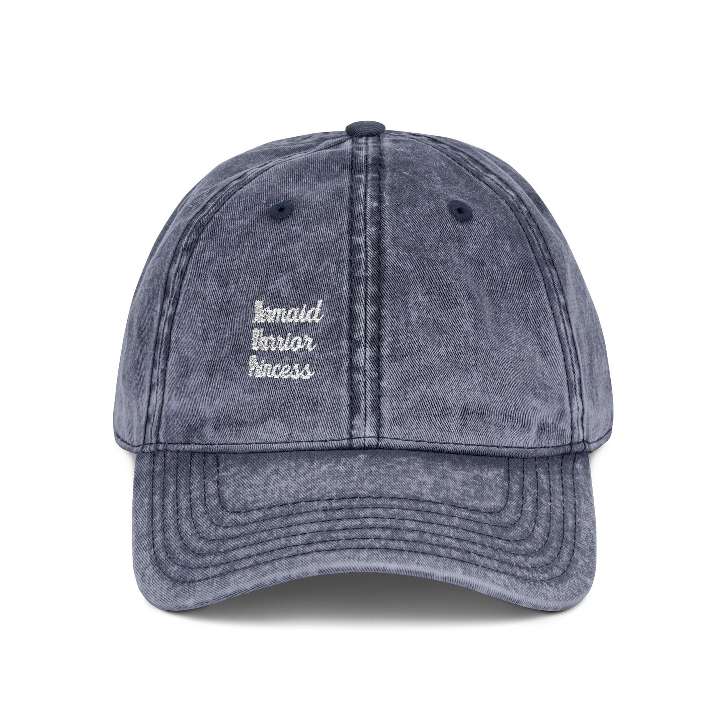 Mermaid Warrior Princess Vintage Hat – Embroidered Fantasy Hat for Bold Beach Babes