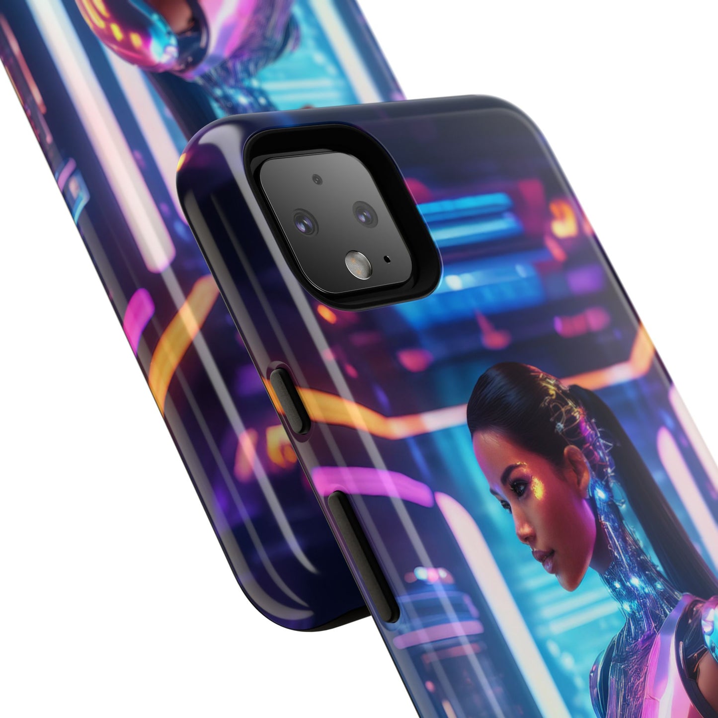 Futuristic Human Android Hybrid Cell Phone Case 016