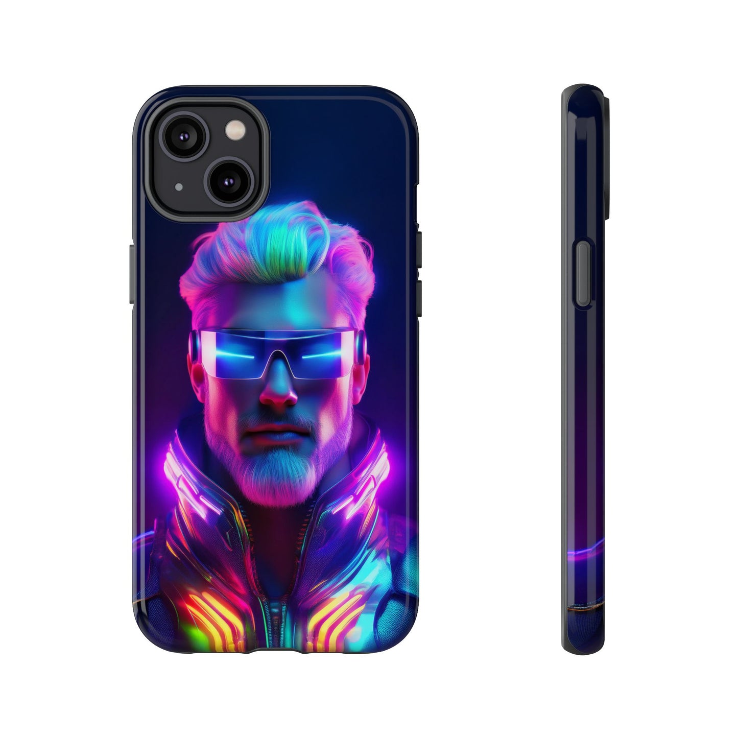 Futuristic Cyberpunk Male Cell Phone Case 026