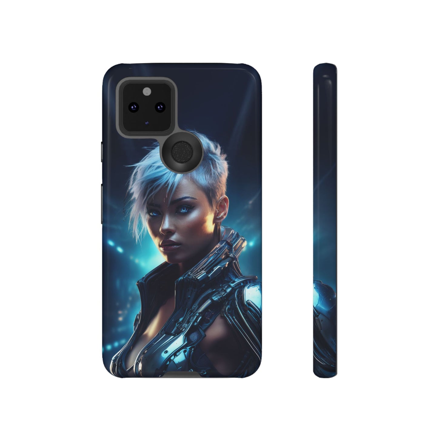 Futuristic Cyberpunk Female Cell Phone Case 027