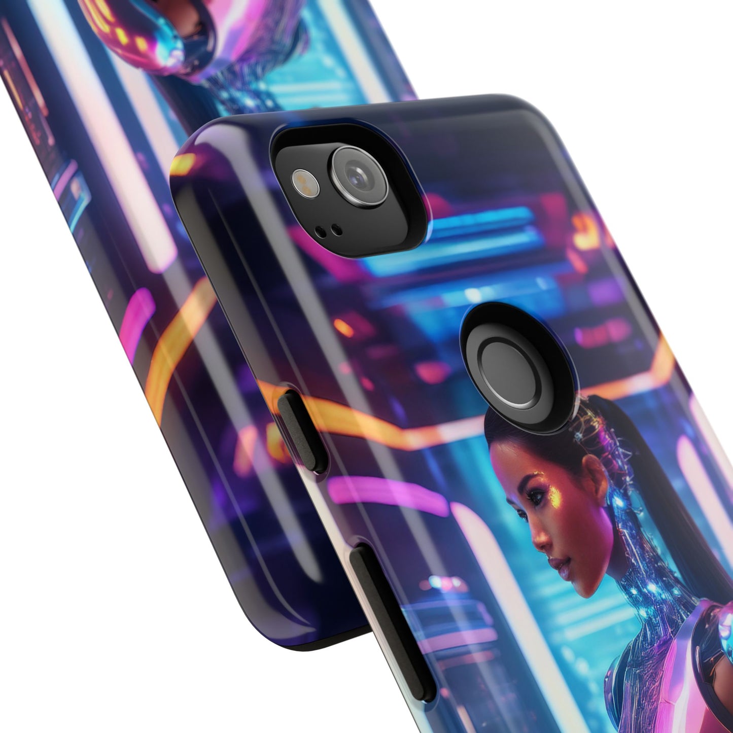 Futuristic Human Android Hybrid Cell Phone Case 016