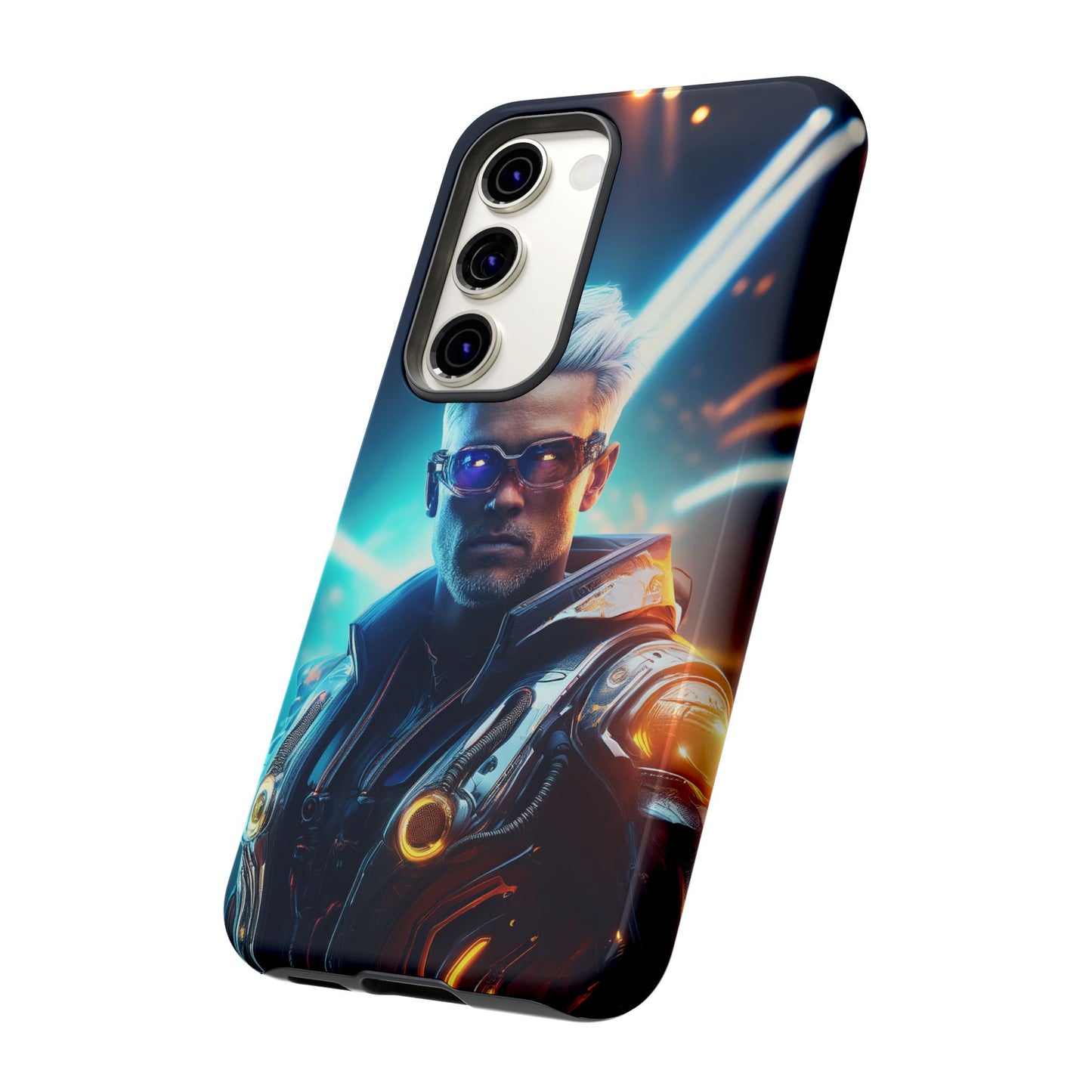 Futuristic Cyberpunk Male Cell Phone Case 013