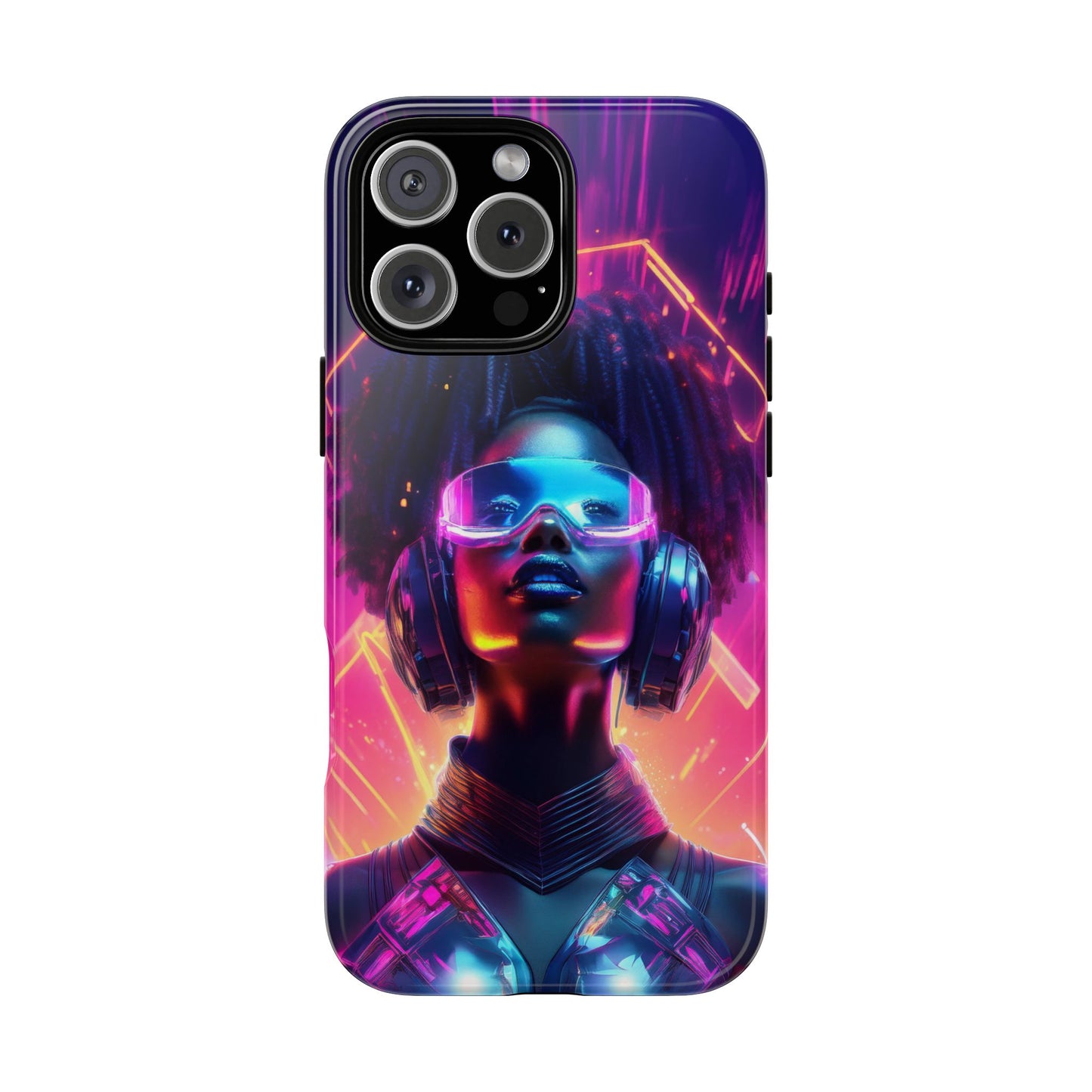 Futuristic Cyberpunk Female Cell Phone Case 030