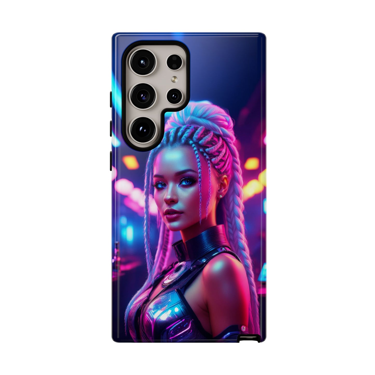 Futuristic Cyberpunk Female Cell Phone Case 007