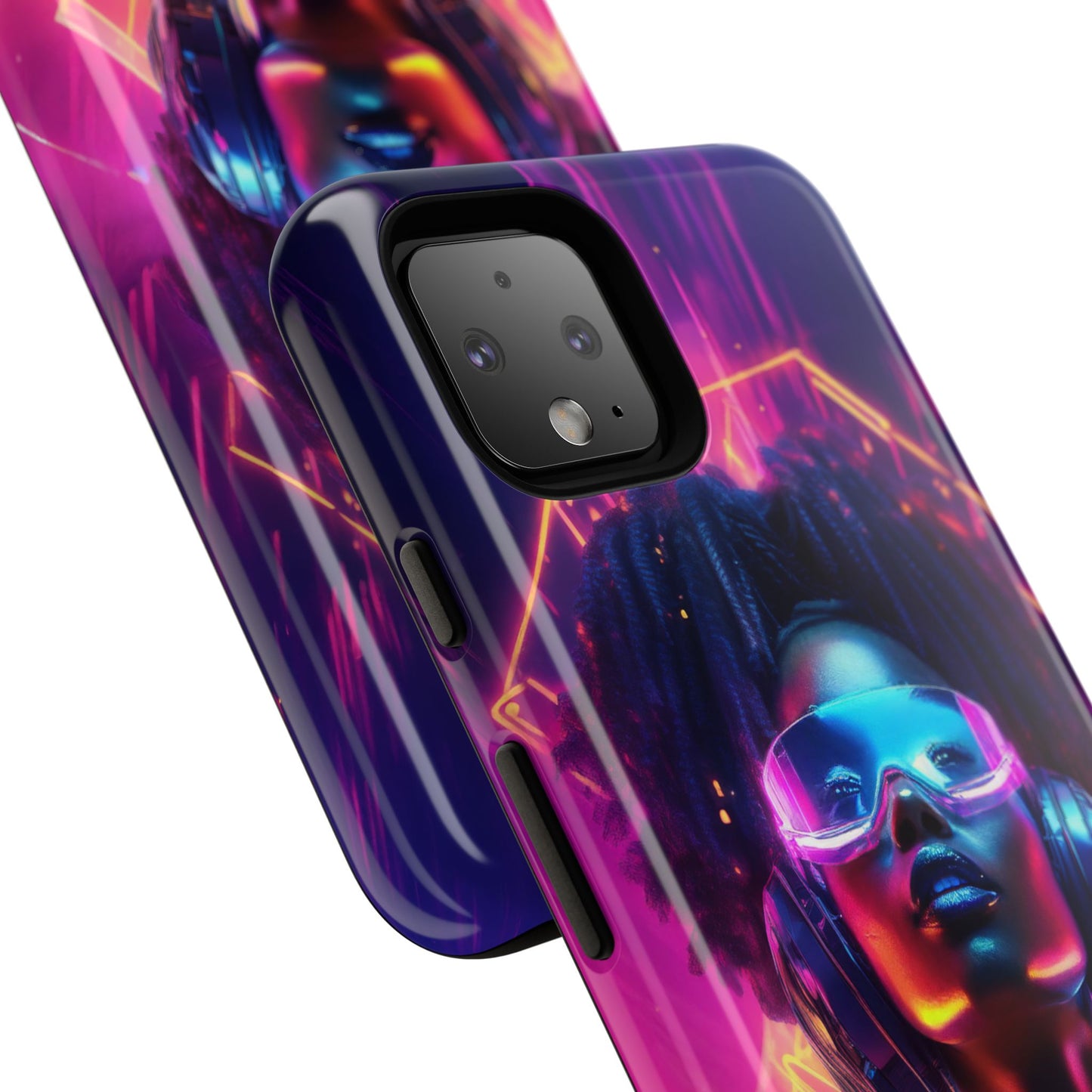 Futuristic Cyberpunk Female Cell Phone Case 030