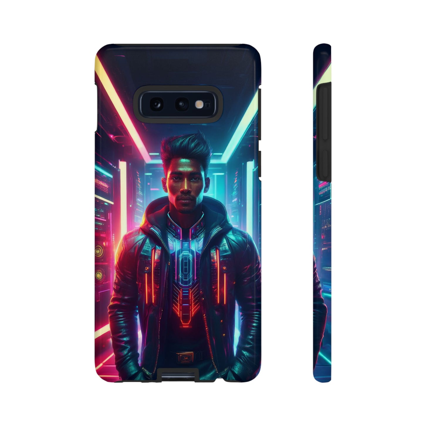 Futuristic Cyberpunk Male Cell Phone Case 001