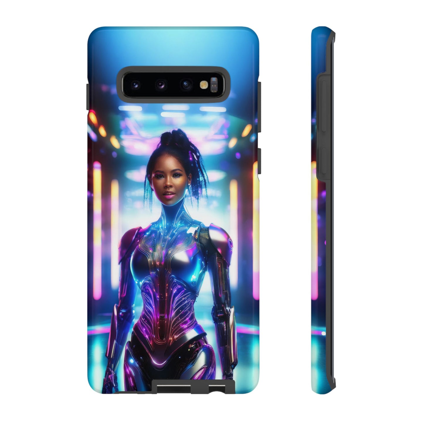 Futuristic Human Android Hybrid Cell Phone Case 009