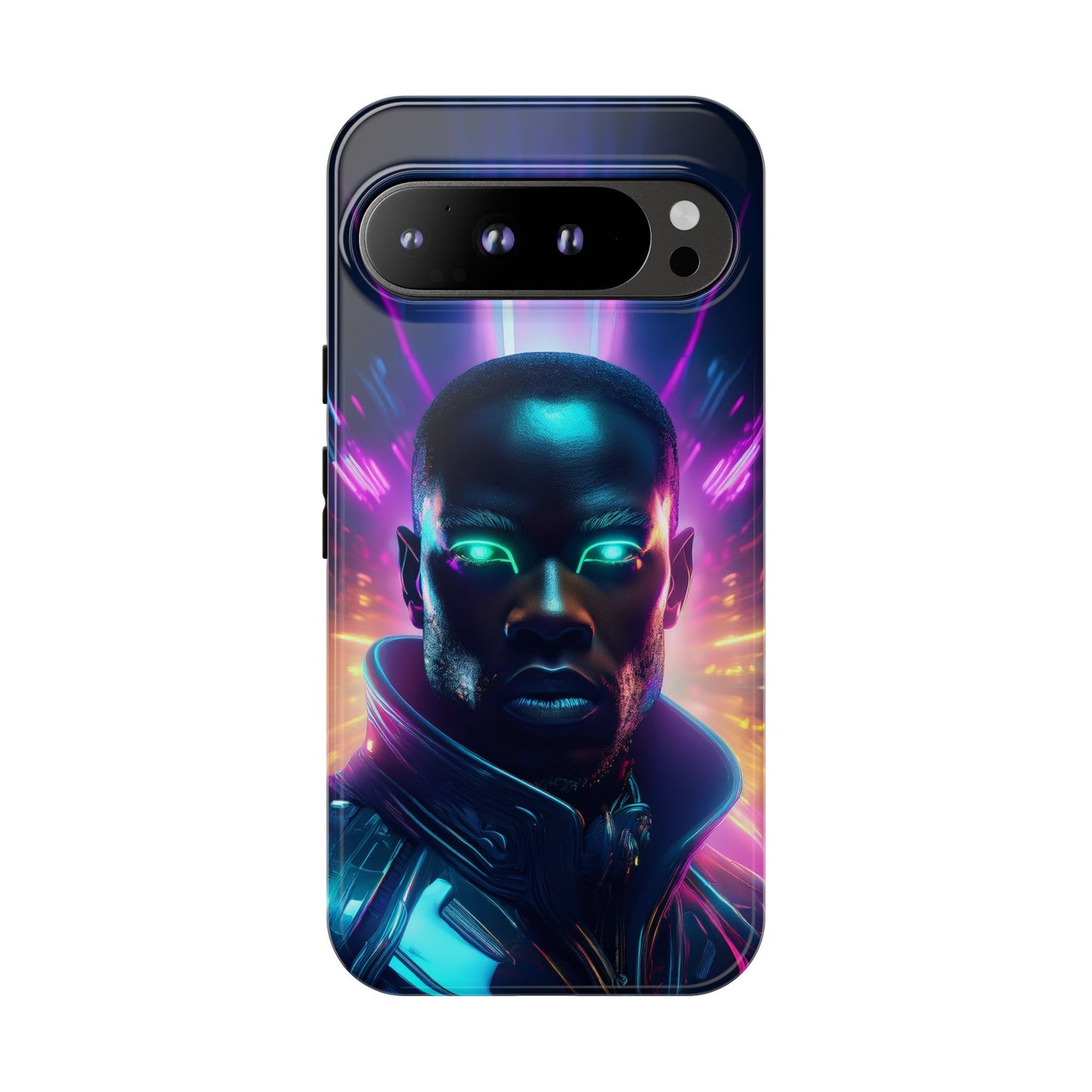 Futuristic Cyberpunk Male Cell Phone Case 022