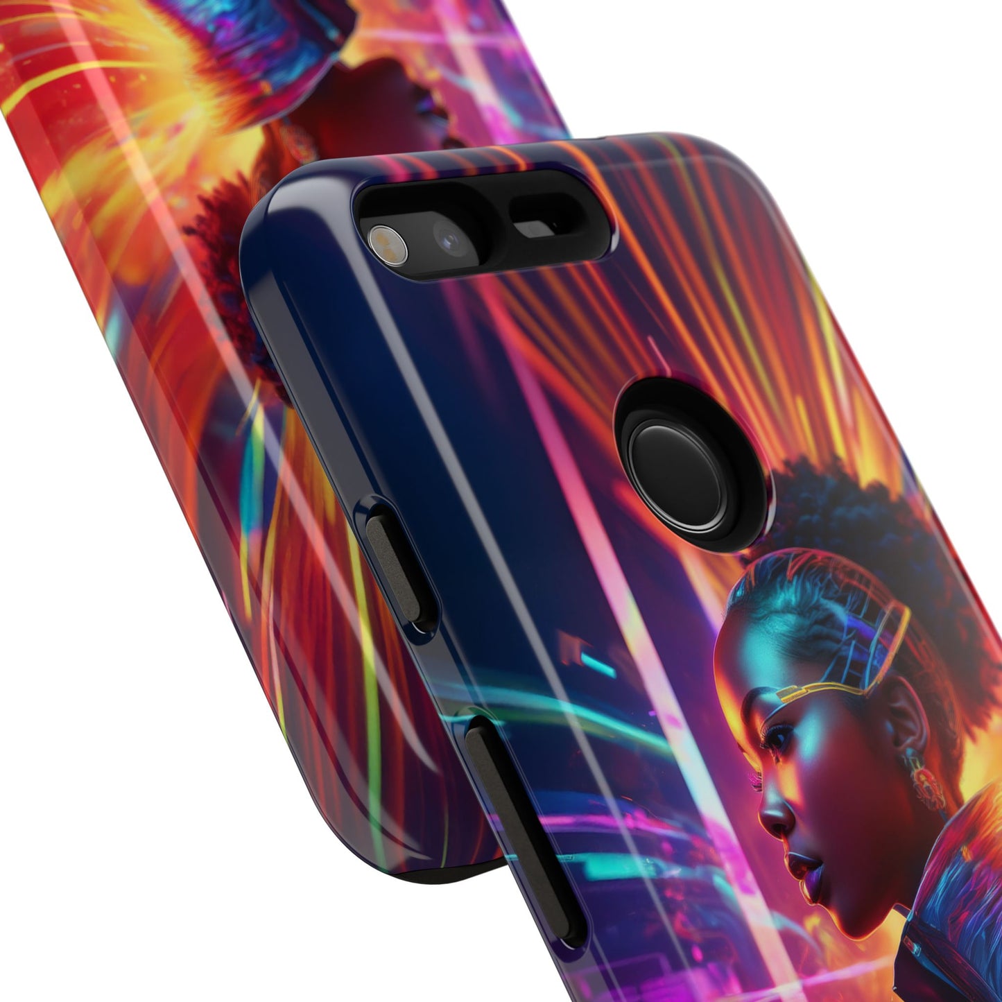 Futuristic Cyberpunk Female Cell Phone Case 001