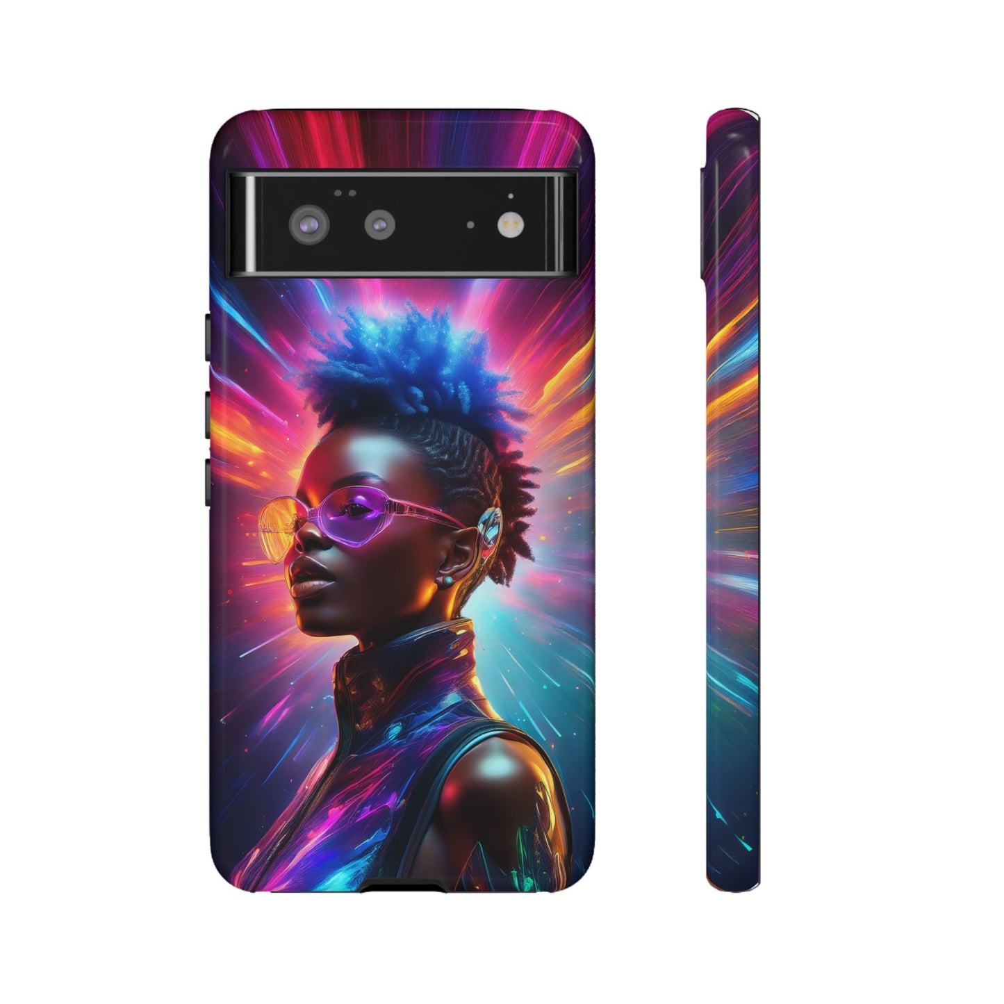 Futuristic Cyberpunk Female Cell Phone Case 026