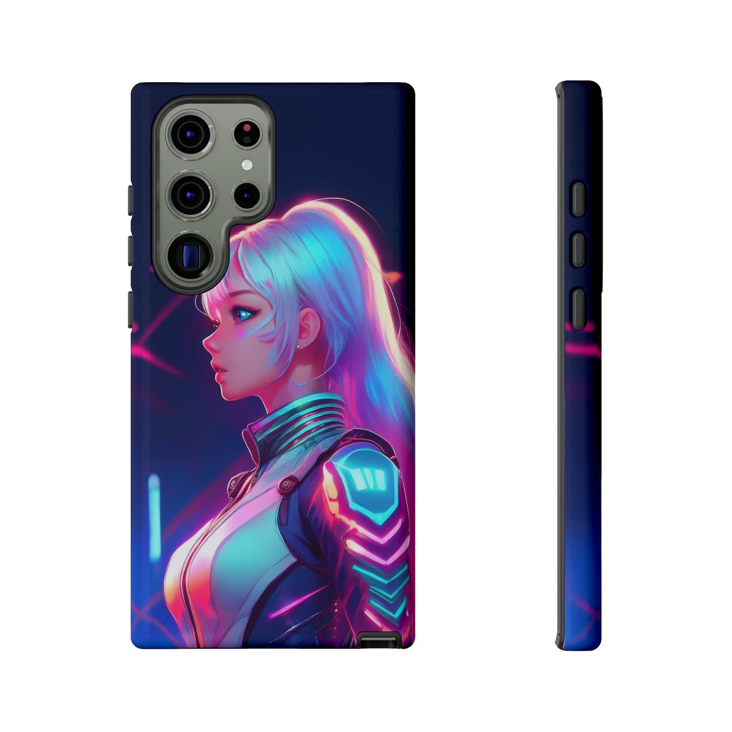 Futuristic Cyberpunk Female Cell Phone Case 009