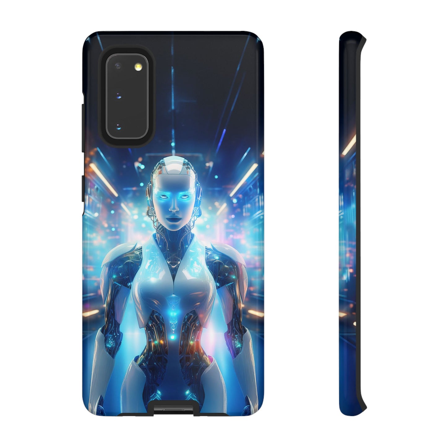 Futuristic Human Android Hybrid Cell Phone Case 012