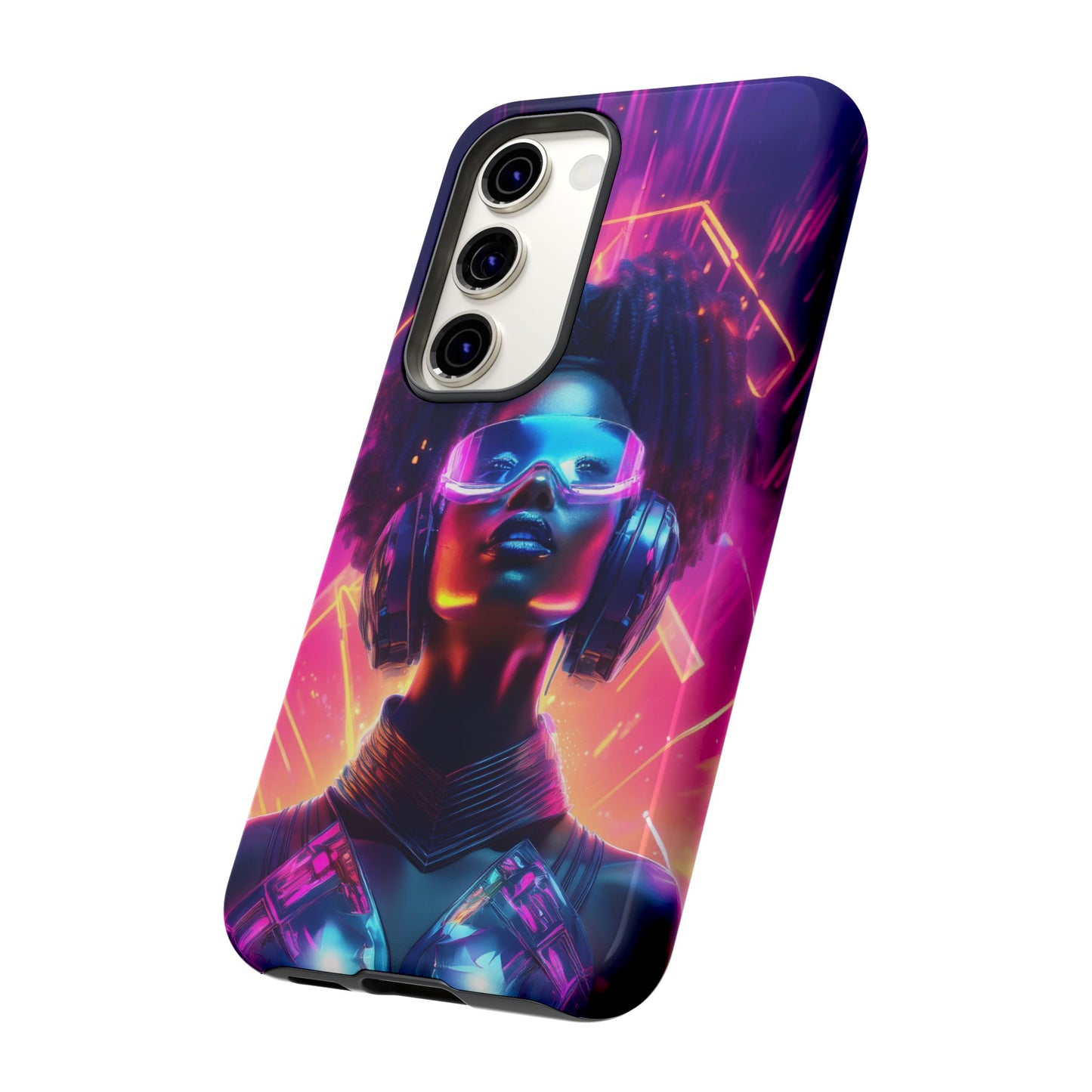 Futuristic Cyberpunk Female Cell Phone Case 030