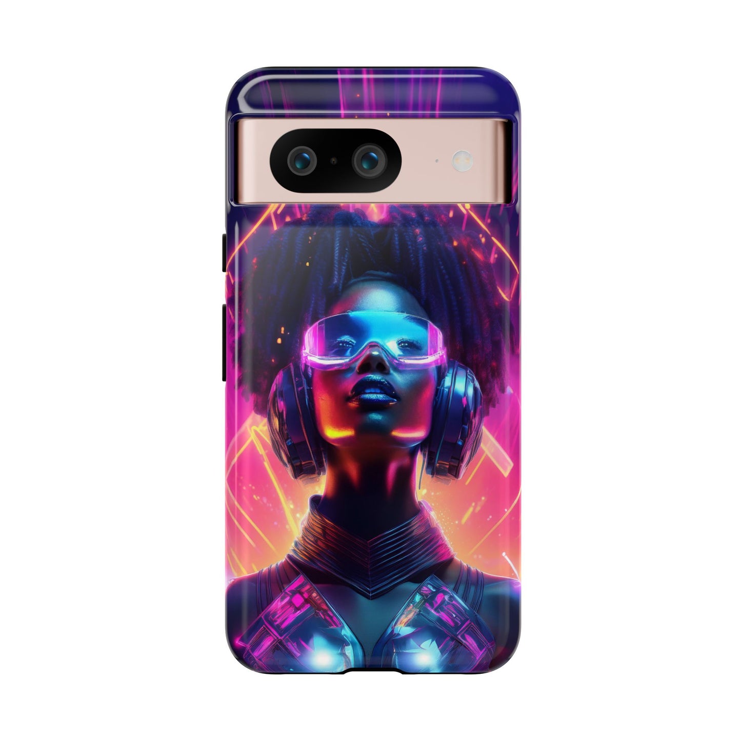 Futuristic Cyberpunk Female Cell Phone Case 030