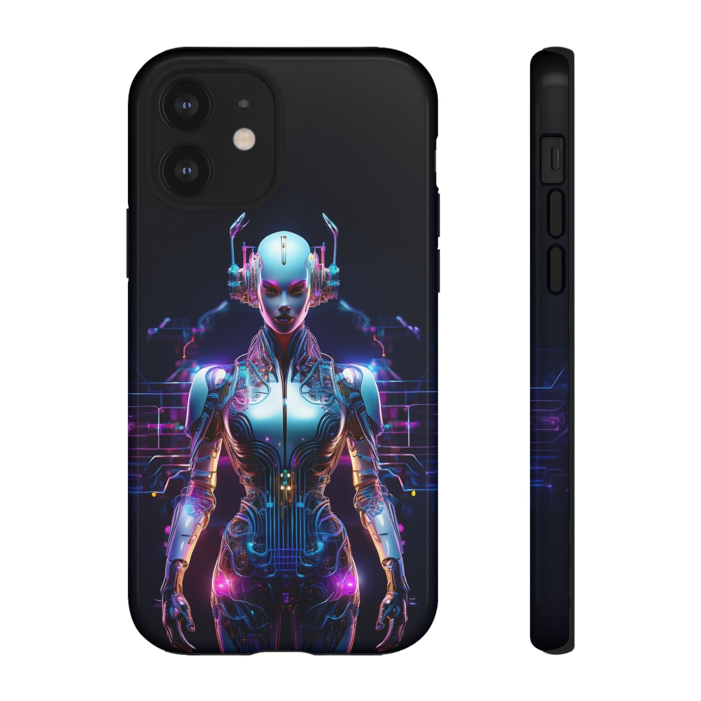 Futuristic Human Android Hybrid Cell Phone Case 001