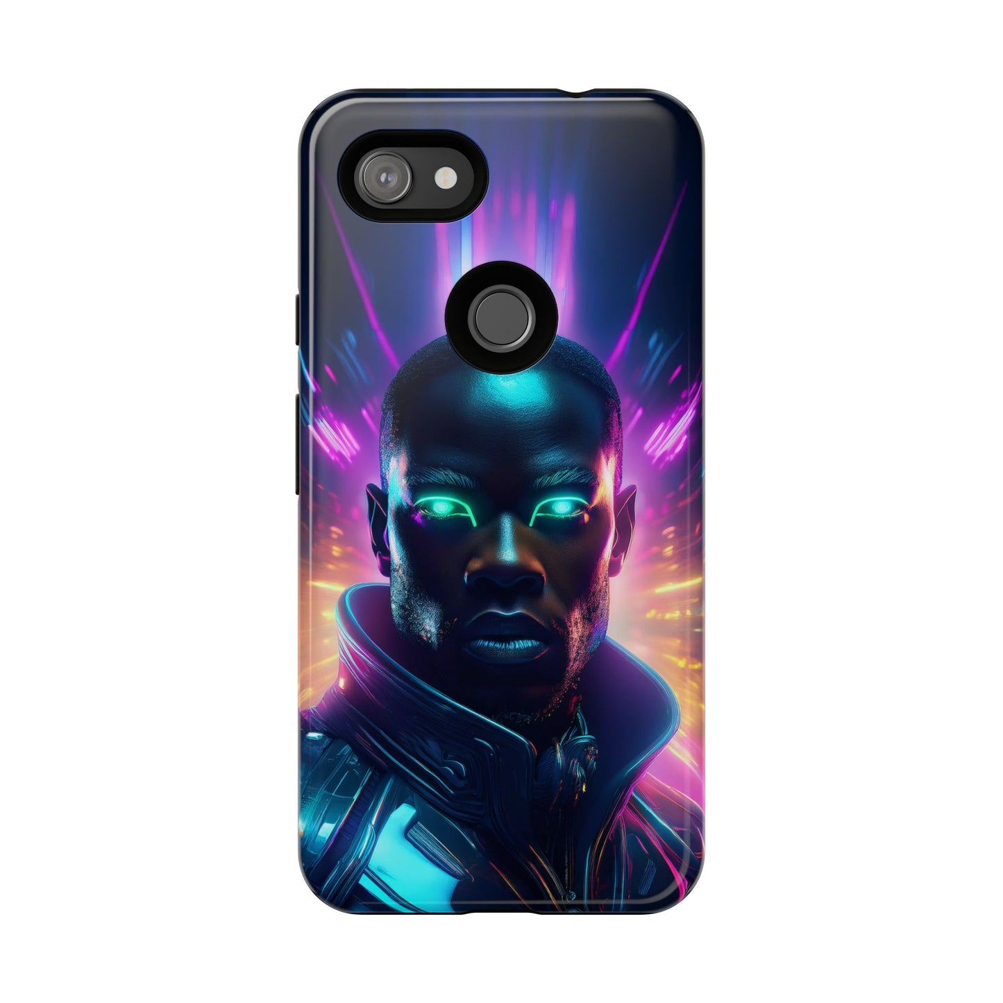 Futuristic Cyberpunk Male Cell Phone Case 022