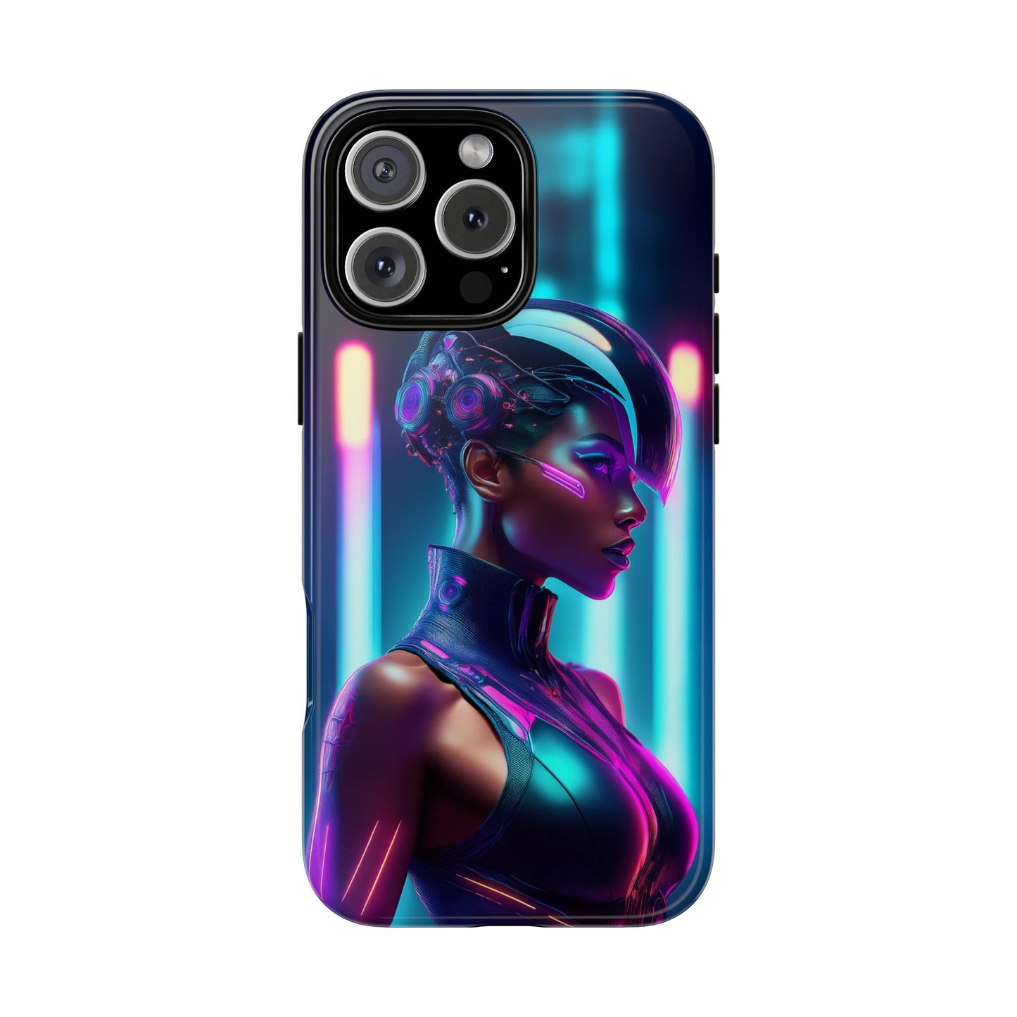 Futuristic Cyberpunk Female Cell Phone Case 021