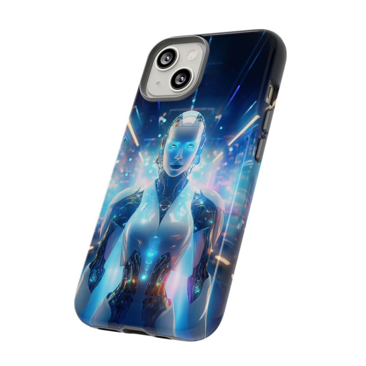 Futuristic Human Android Hybrid Cell Phone Case 012