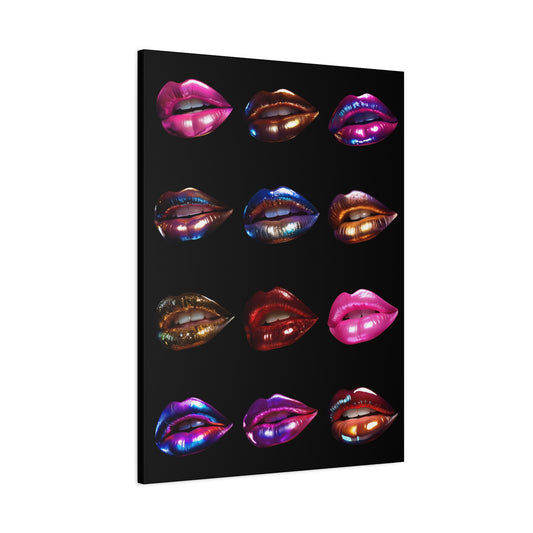 Hot Lips - Canvas Print – Vibrant Wall Decor