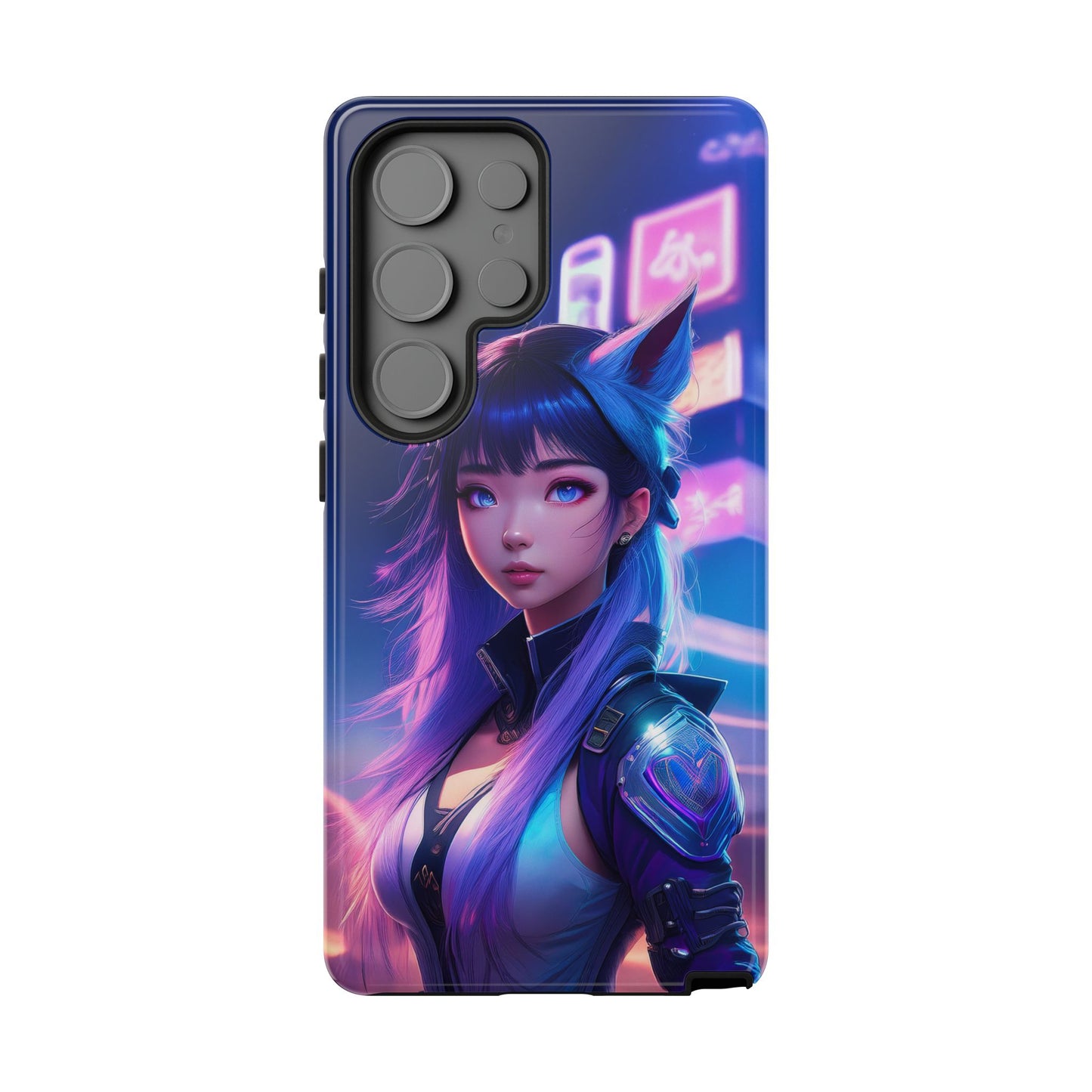 Futuristic Cyberpunk Female Cell Phone Case 010