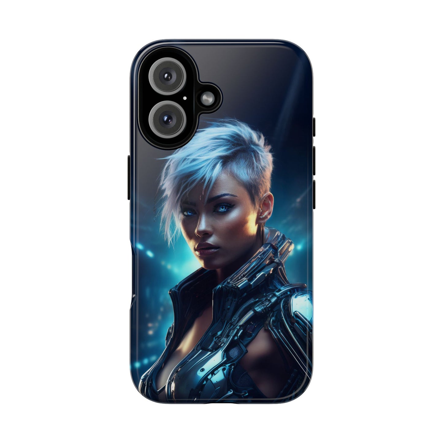 Futuristic Cyberpunk Female Cell Phone Case 027