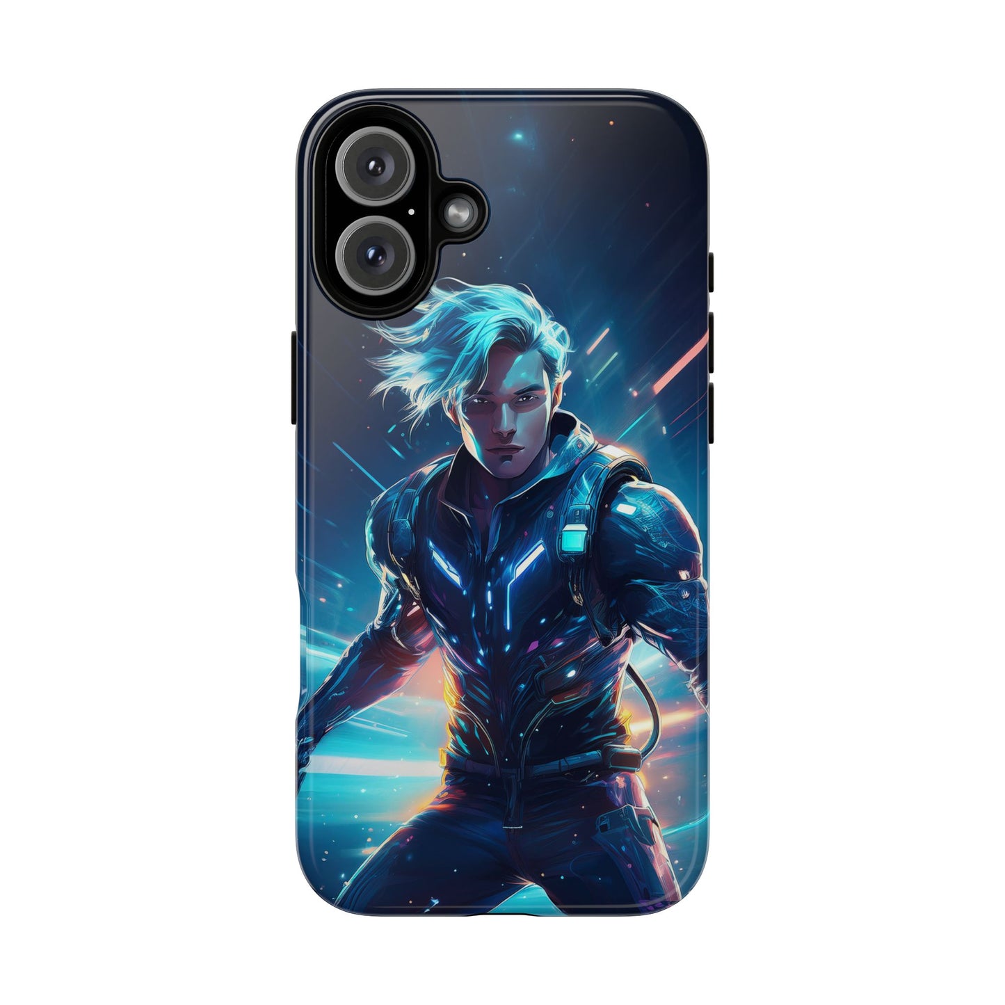 Futuristic Cyberpunk Male Cell Phone Case 024