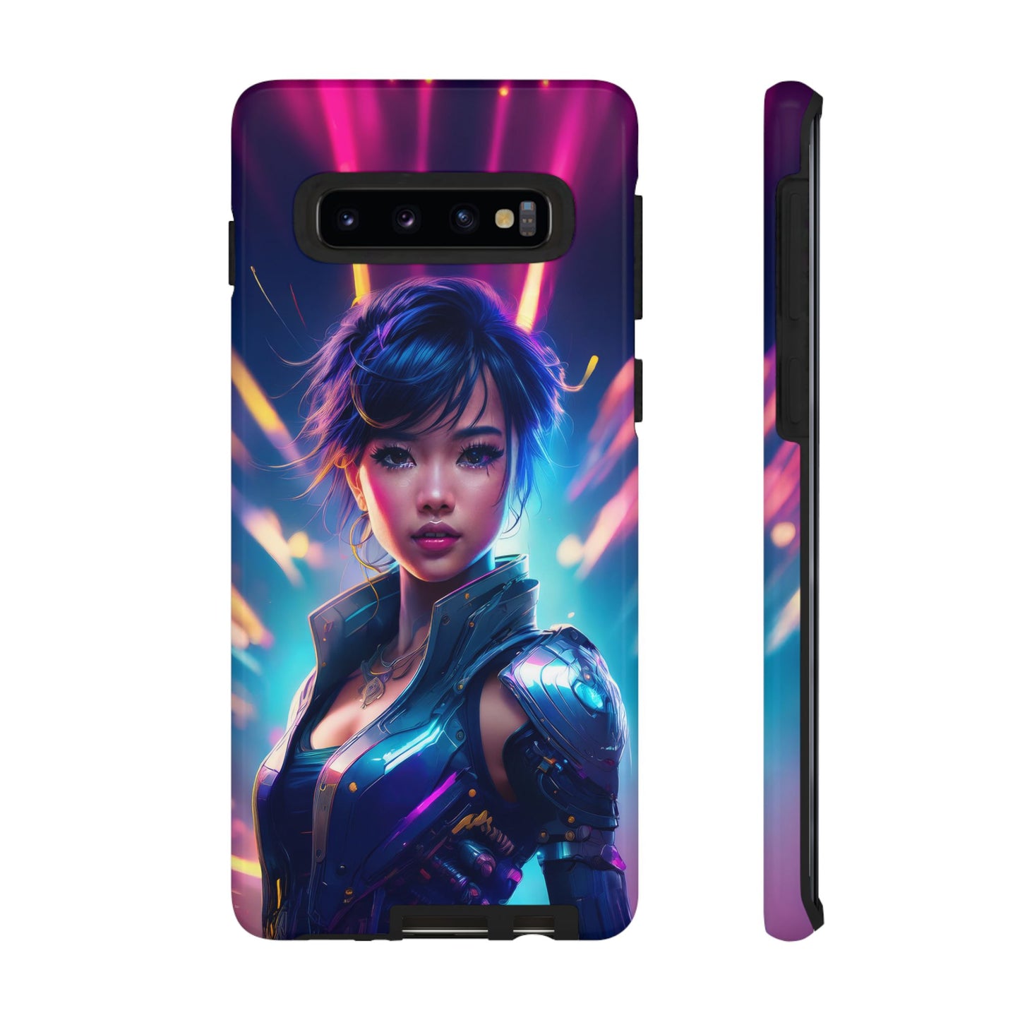 Futuristic Cyberpunk Female Cell Phone Case 024