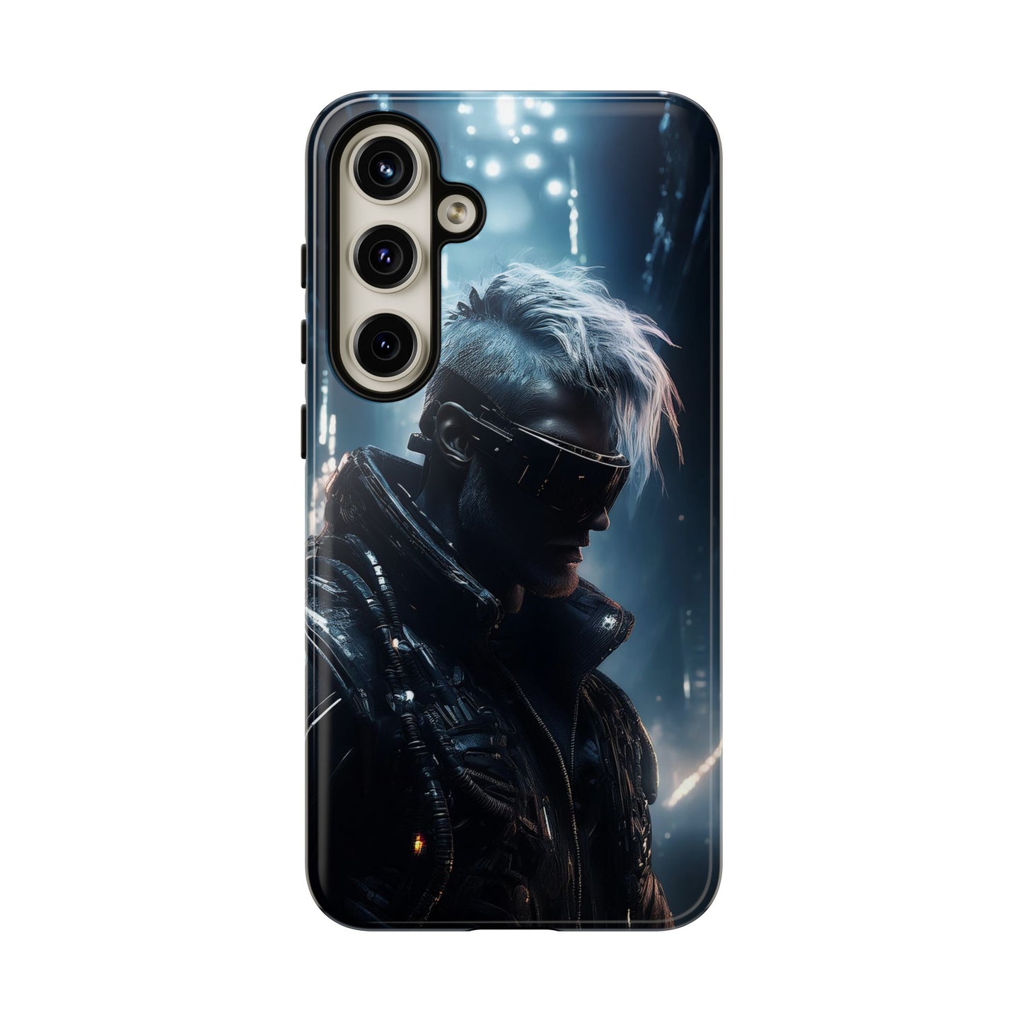 Futuristic Cyberpunk Male Cell Phone Case 025