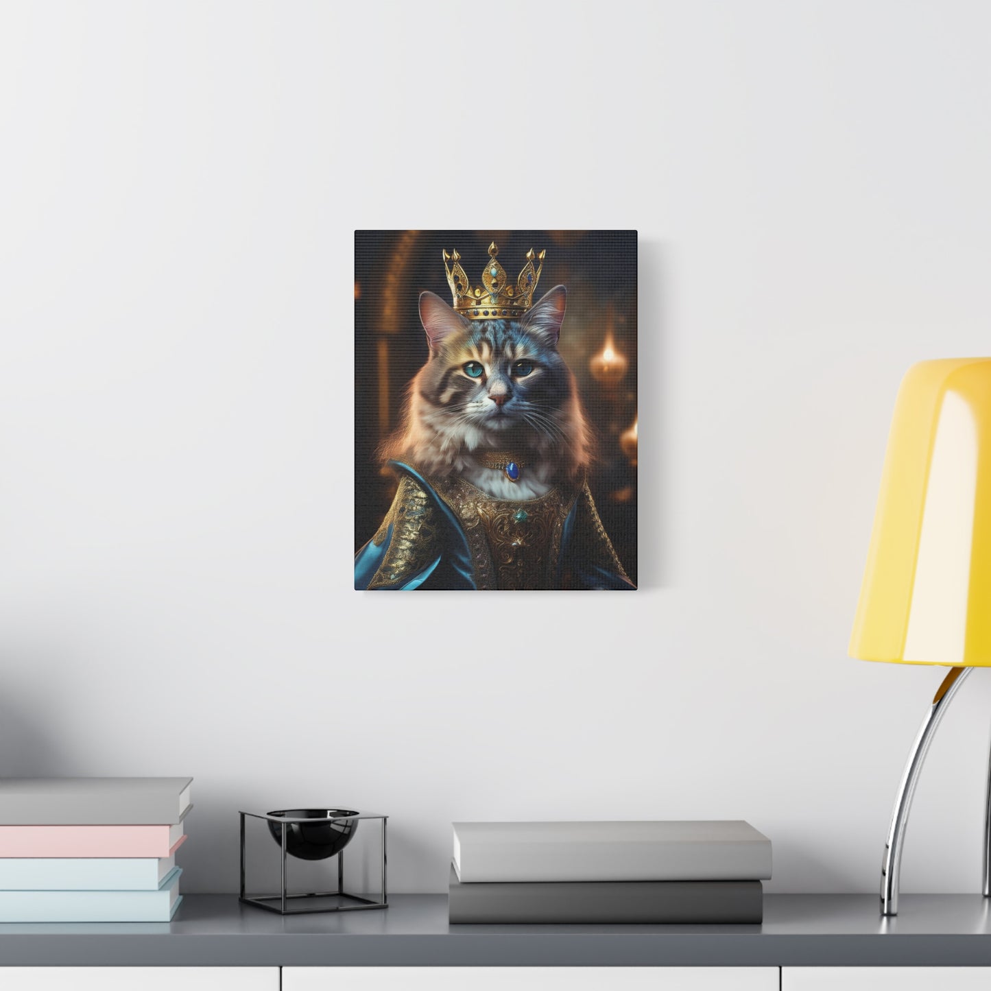 Her Royal Meowjesty Canvas Art | Stretched Matte Wall Decor 001