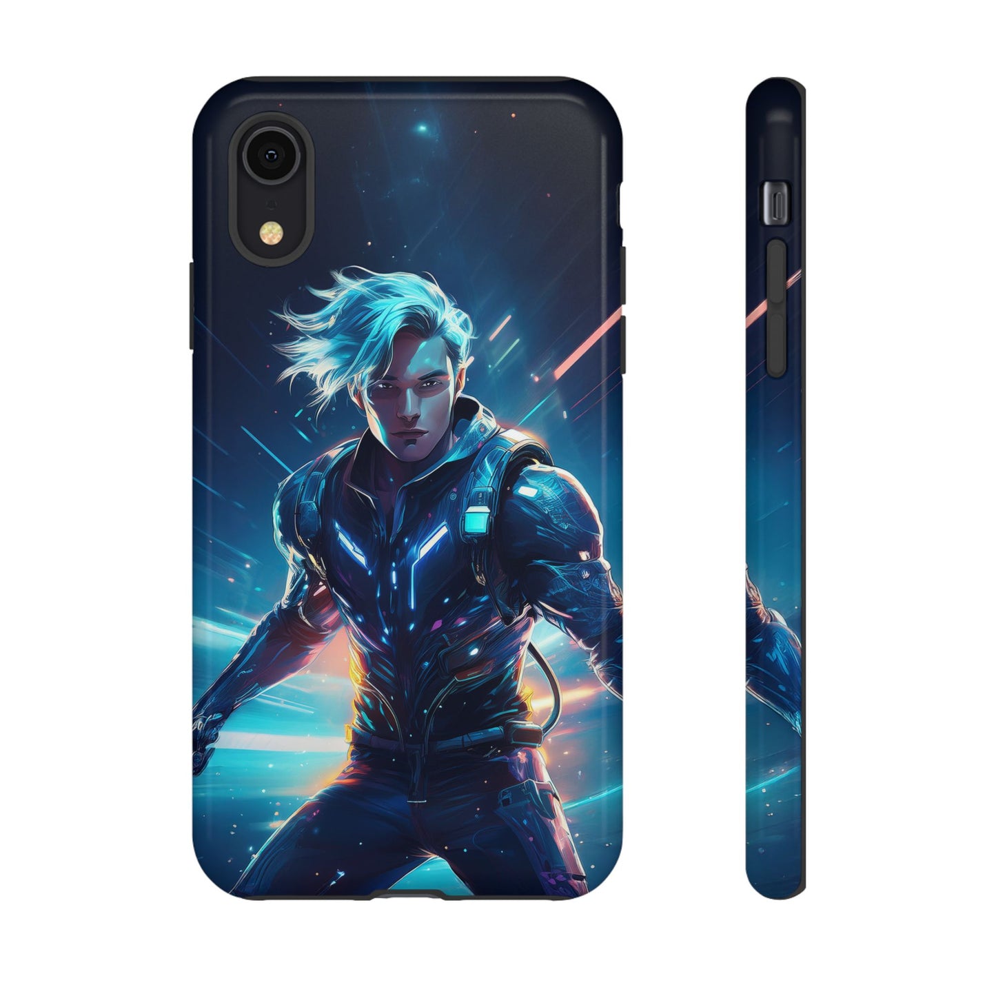 Futuristic Cyberpunk Male Cell Phone Case 024