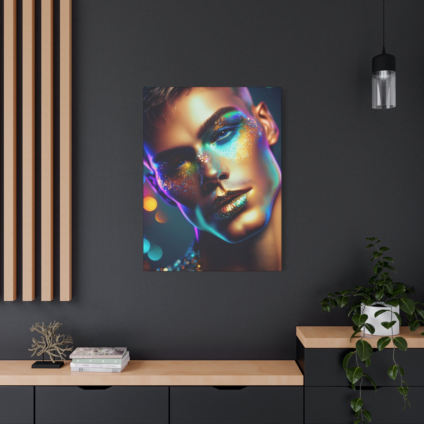 Glitter Love 010- Canvas Print – Vibrant Wall Decor