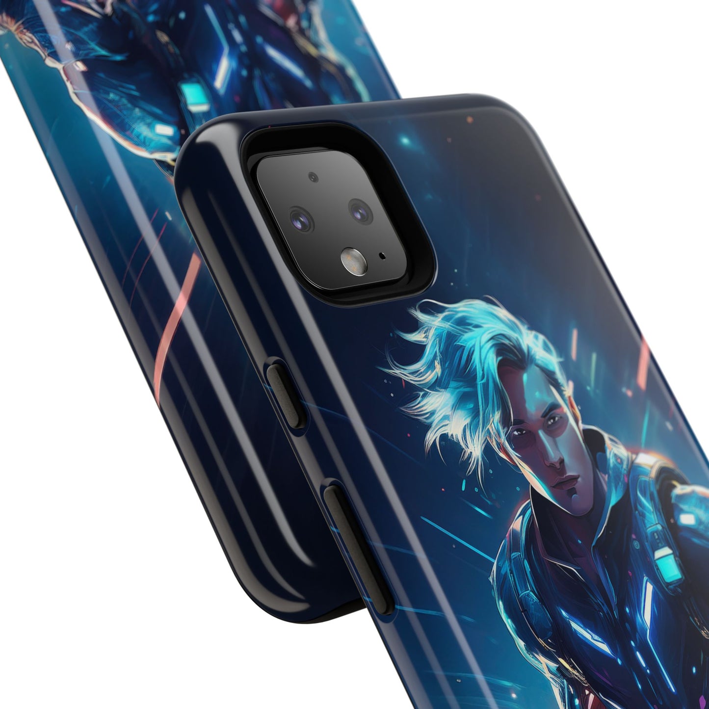 Futuristic Cyberpunk Male Cell Phone Case 024