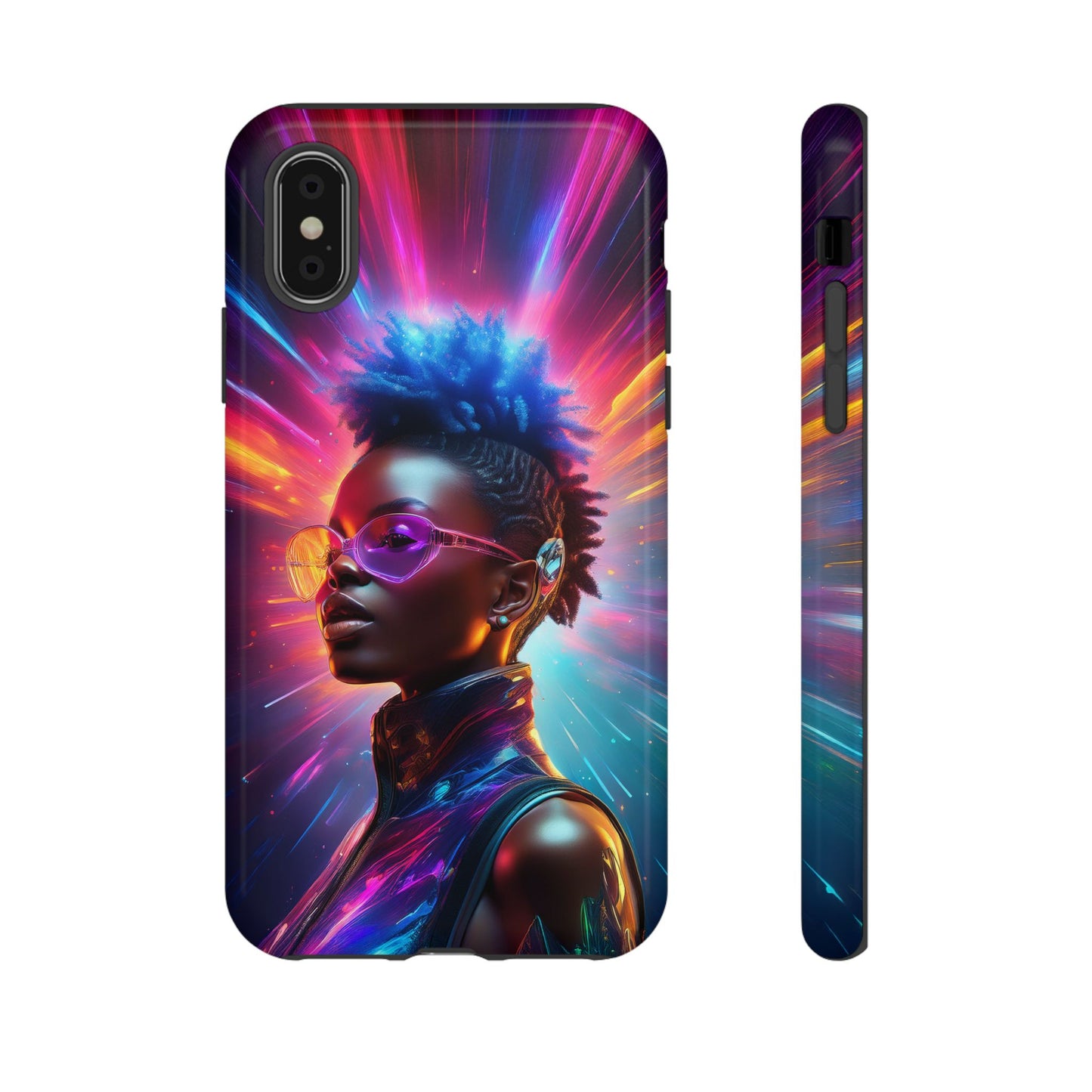 Futuristic Cyberpunk Female Cell Phone Case 026