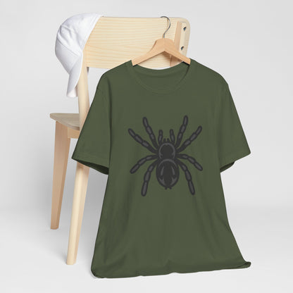 Tarantula Graphic Tee Dark Theme – Bold Spider Vector Design with Creepy Cool Vibe