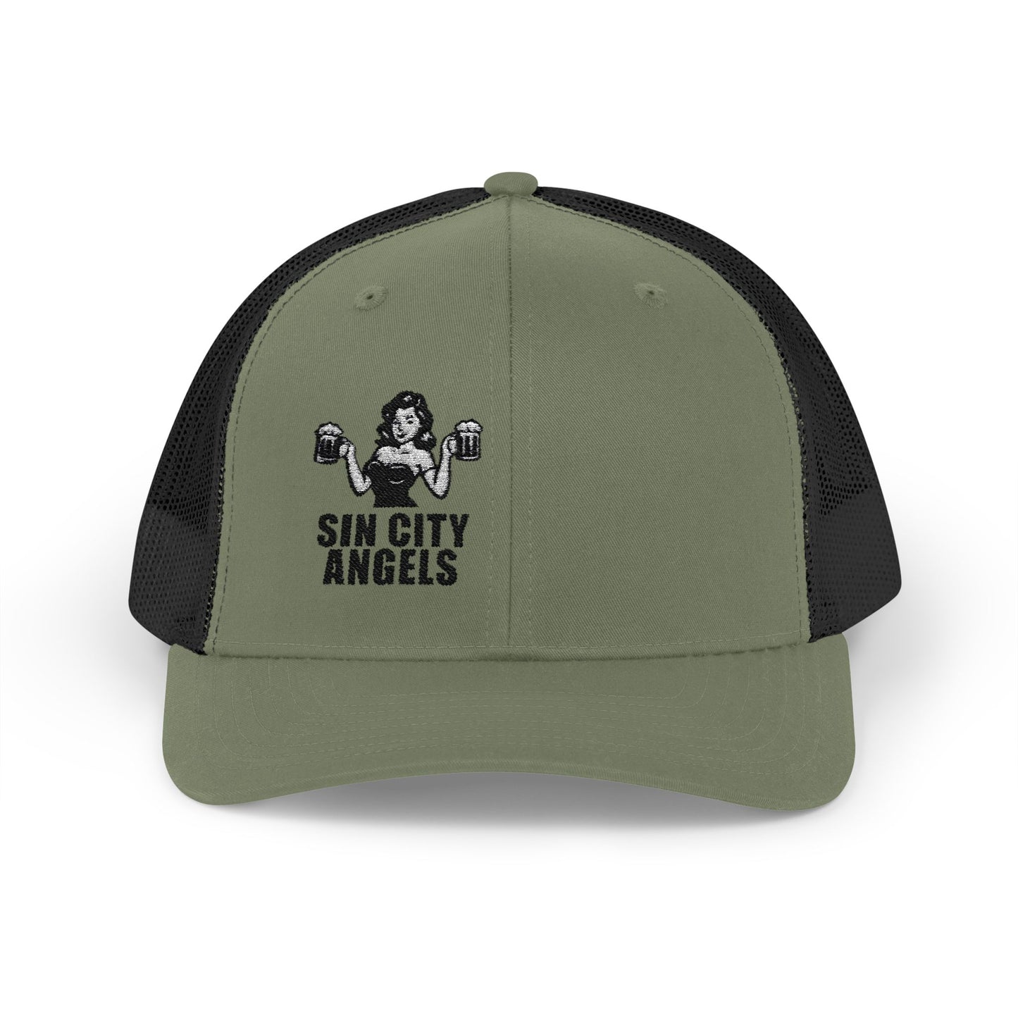 Sin City Angels Trucker Hat – Embroidered Vegas Girl Hat for Party Vibes