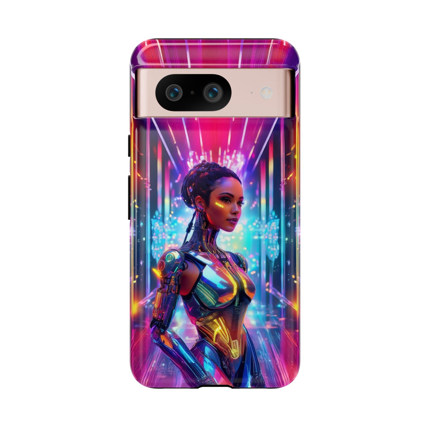 Futuristic Human Android Hybrid Cell Phone Case 006