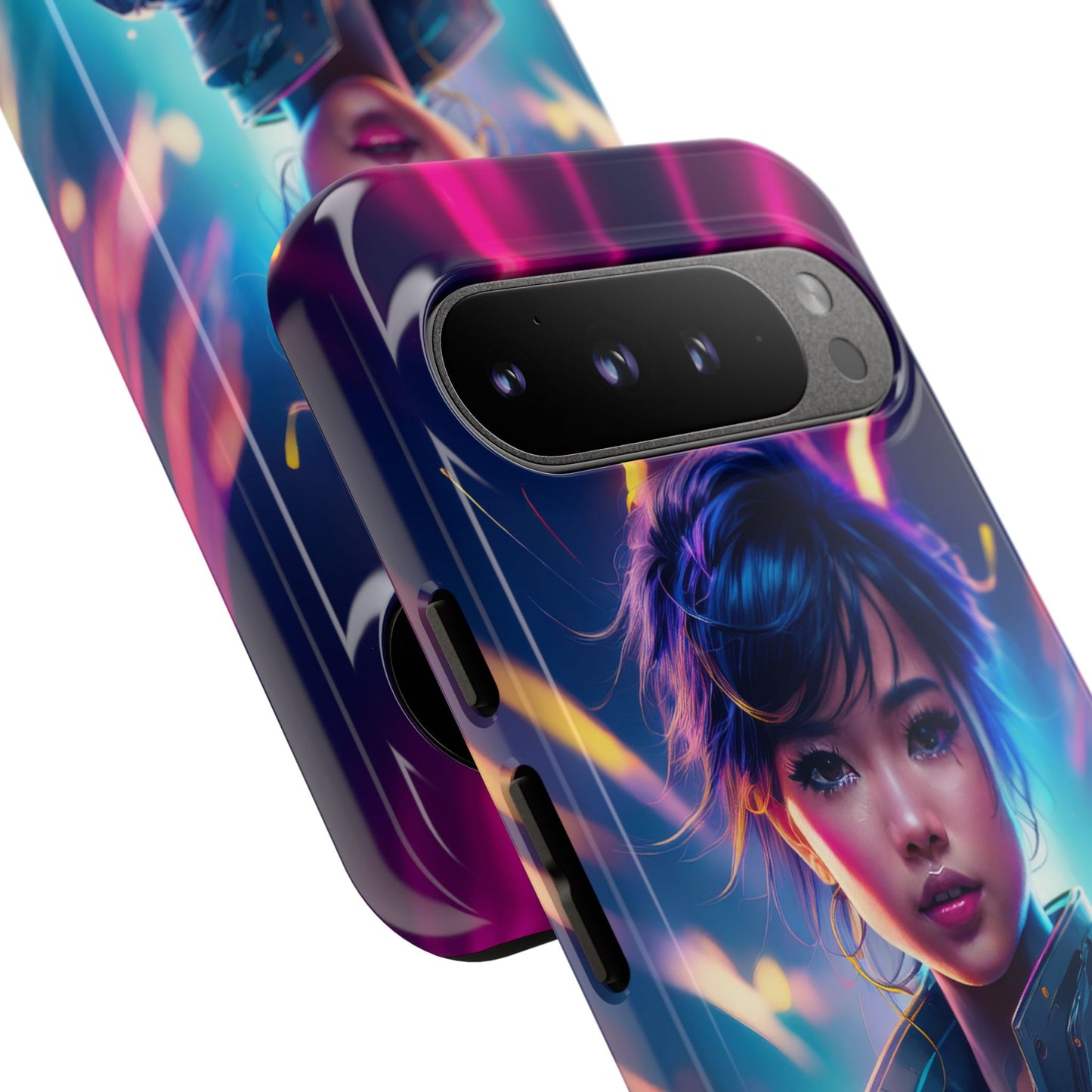 Futuristic Cyberpunk Female Cell Phone Case 024