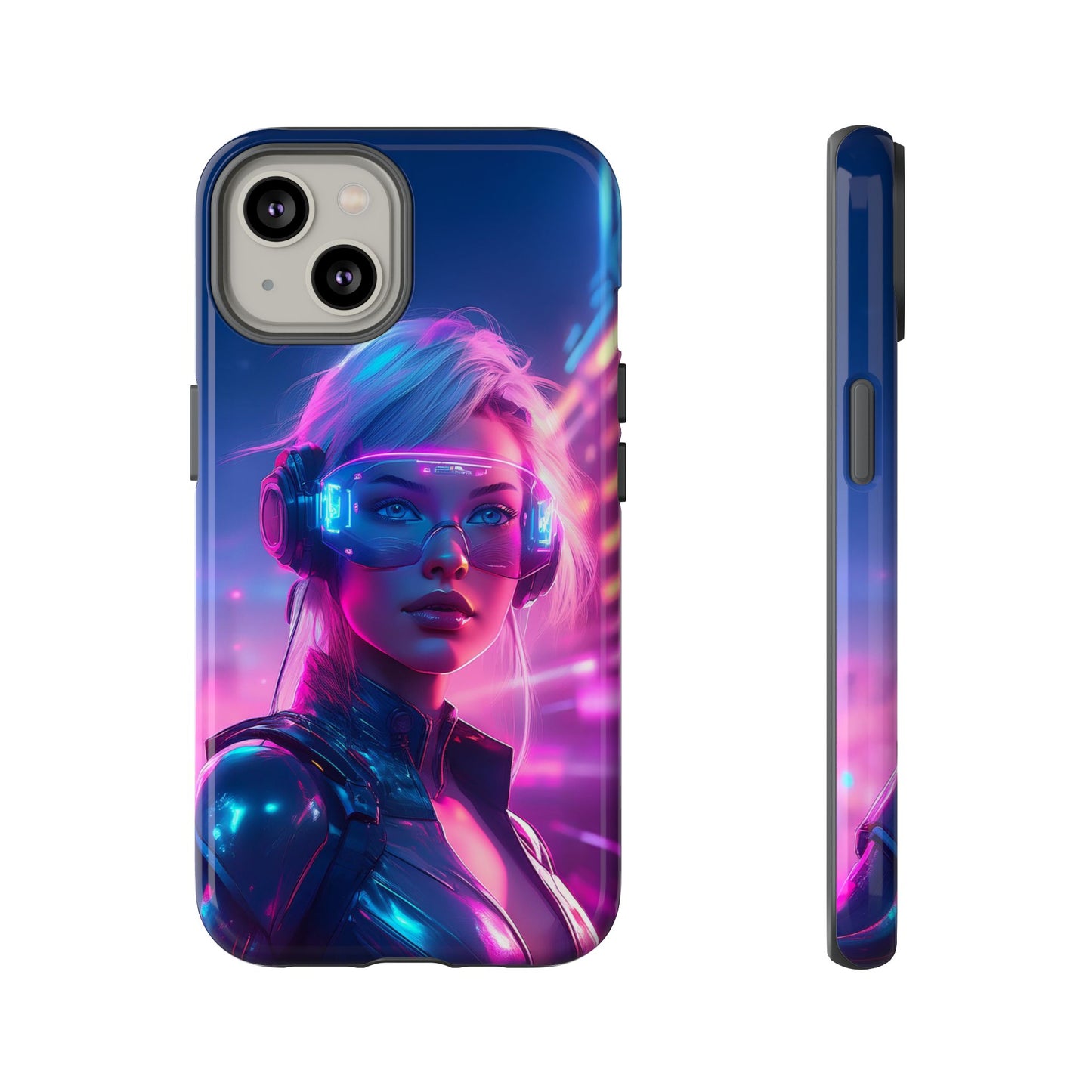 Futuristic Cyberpunk Female Cell Phone Case 029