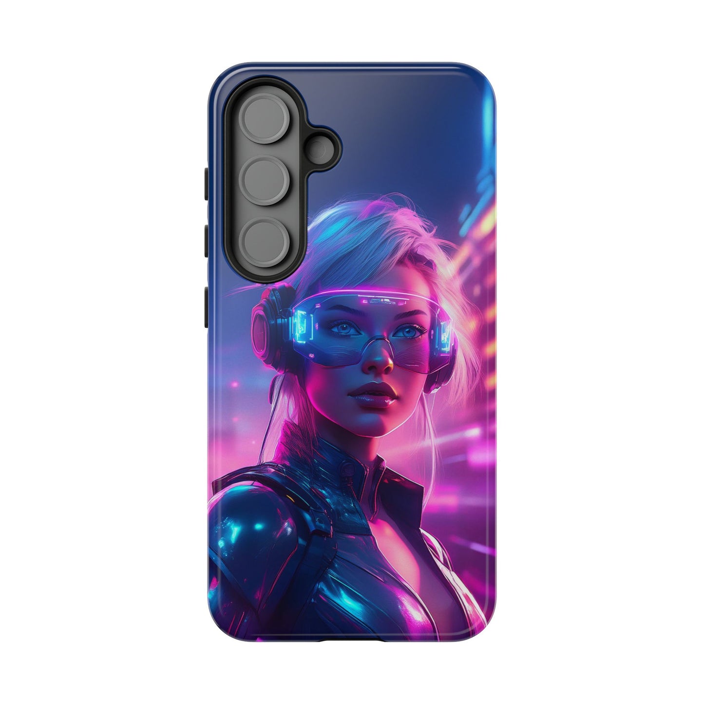 Futuristic Cyberpunk Female Cell Phone Case 029